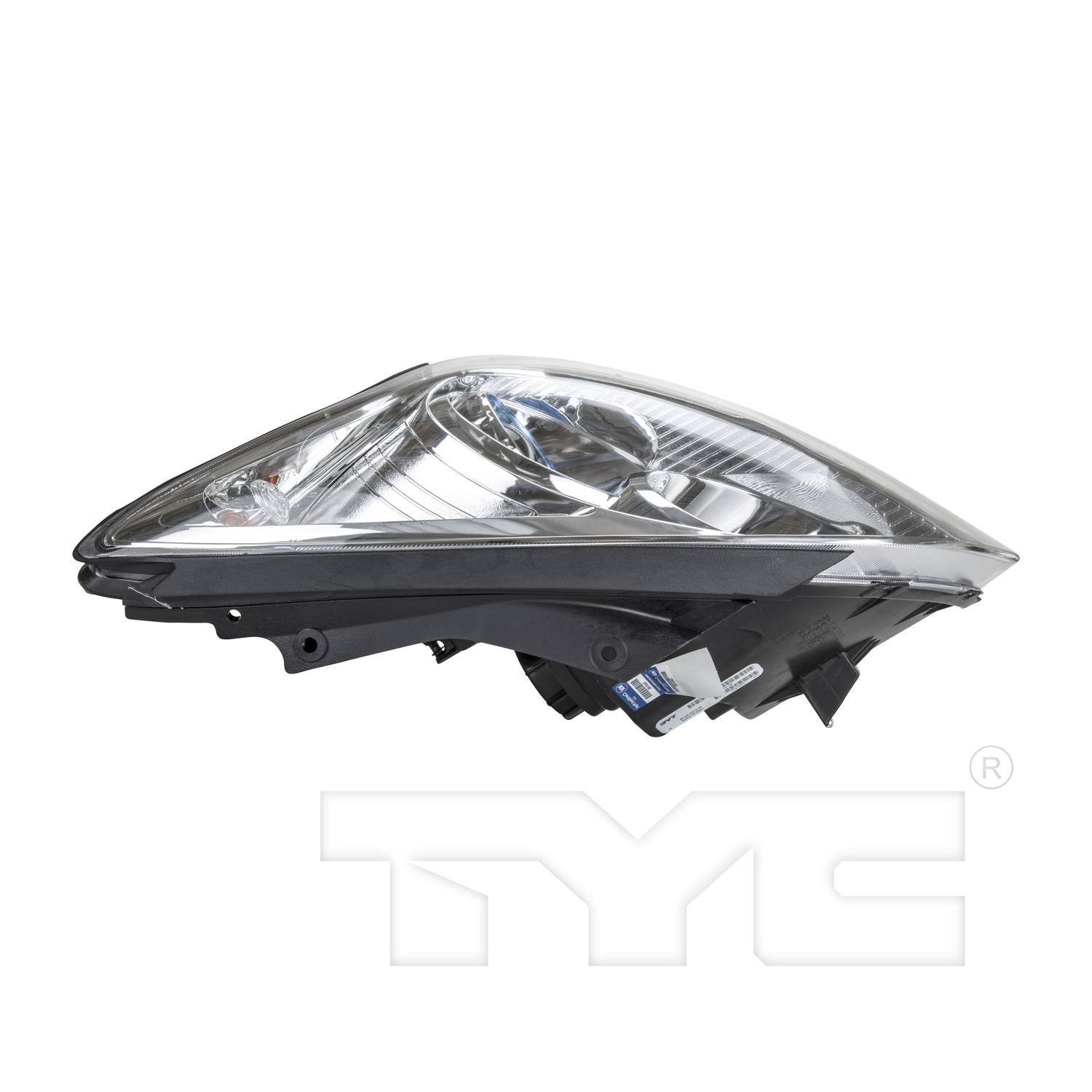 TYC 2012124909 Headlight Assembly product image 5 of 6