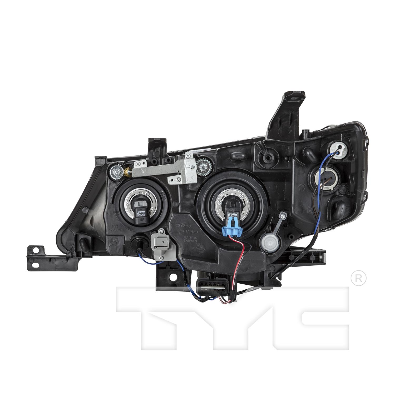 TYC 201214300 Headlight Assembly product image 2 of 6