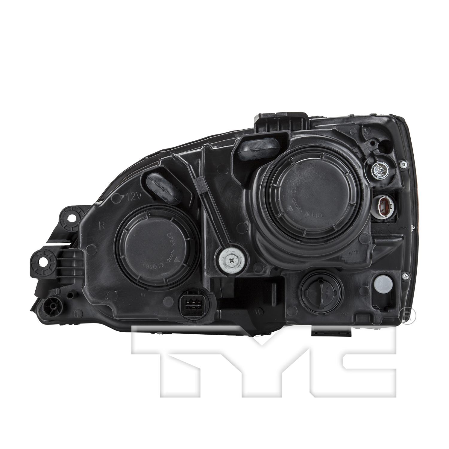 TYC 201221100 Headlight Assembly product image 2 of 6