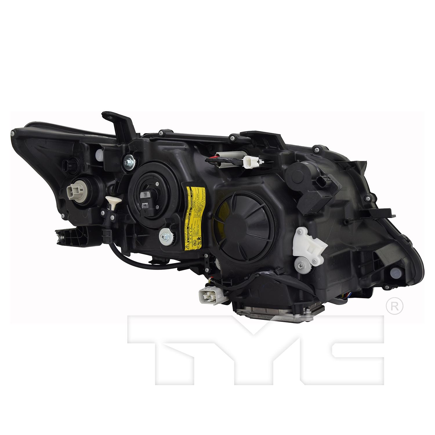 TYC 2012234009 Headlight Assembly product image 2 of 6