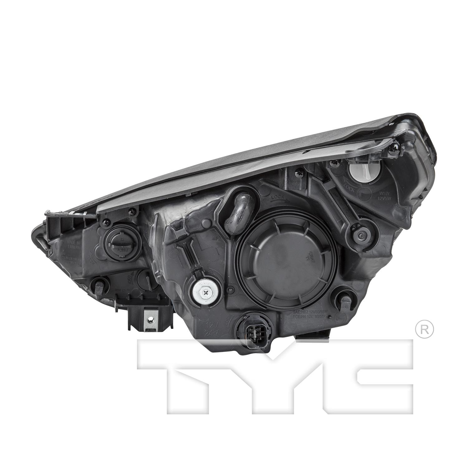 TYC 201236100 Headlight Assembly product image 2 of 6