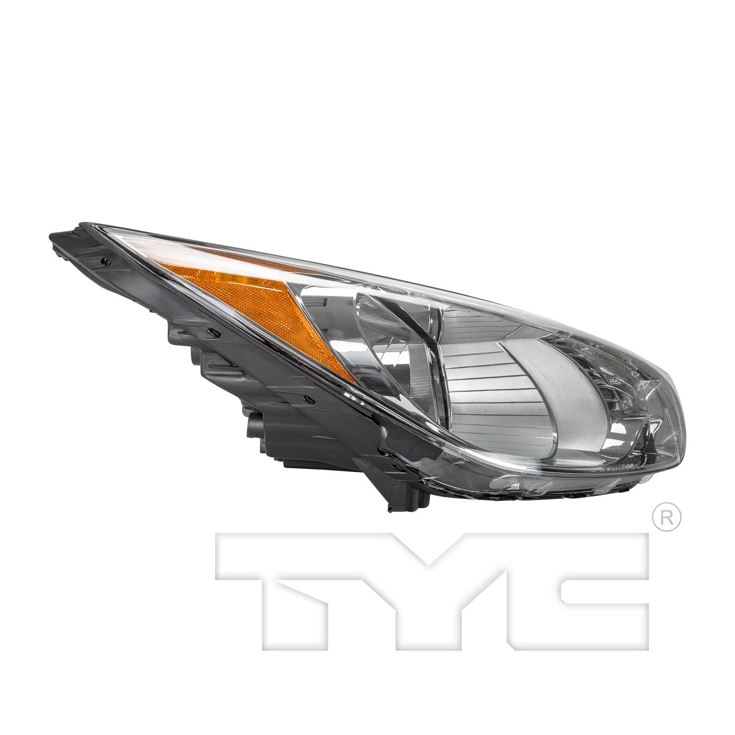 TYC 201236100 Headlight Assembly product image 3 of 6