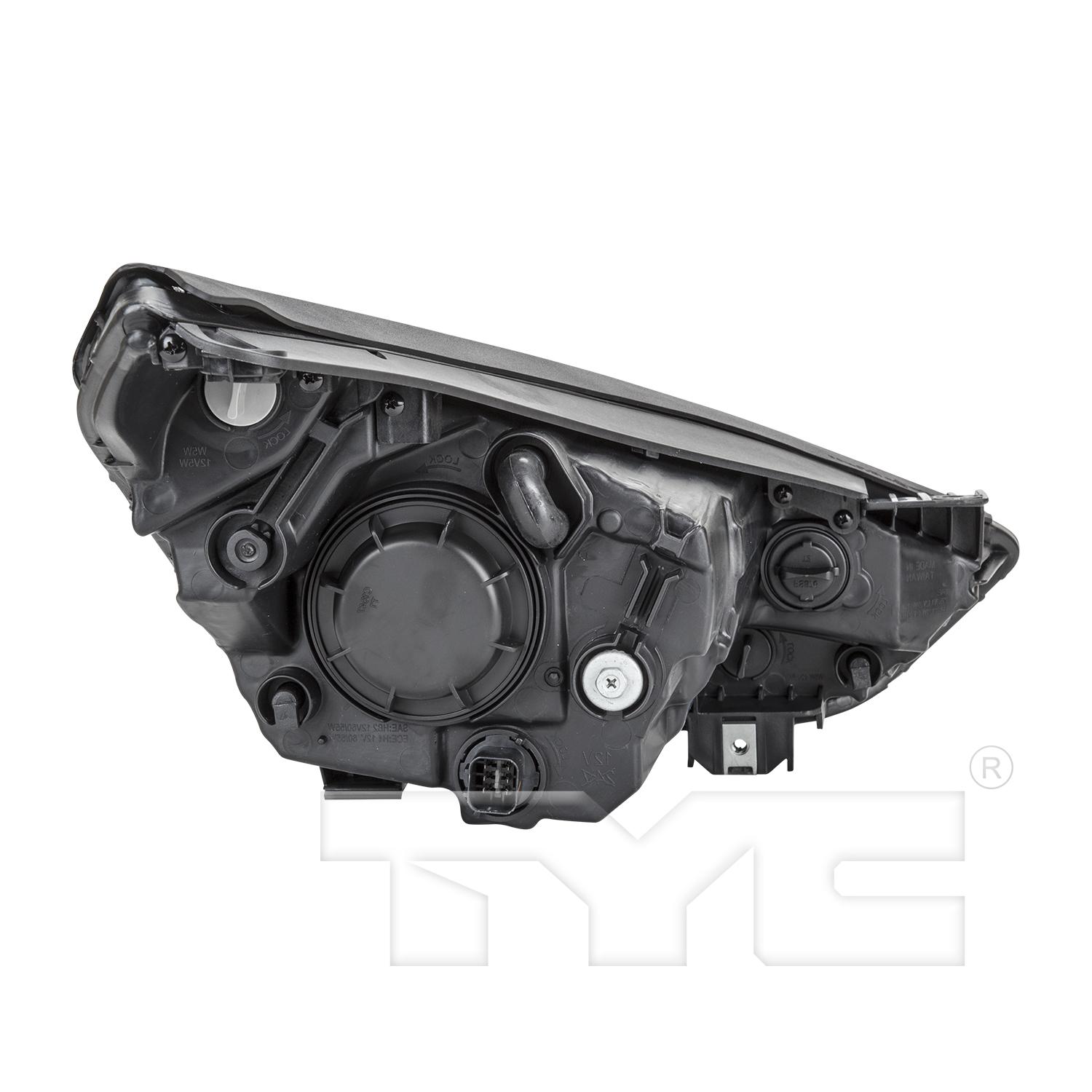 TYC 2012362009 Headlight Assembly product image 2 of 6