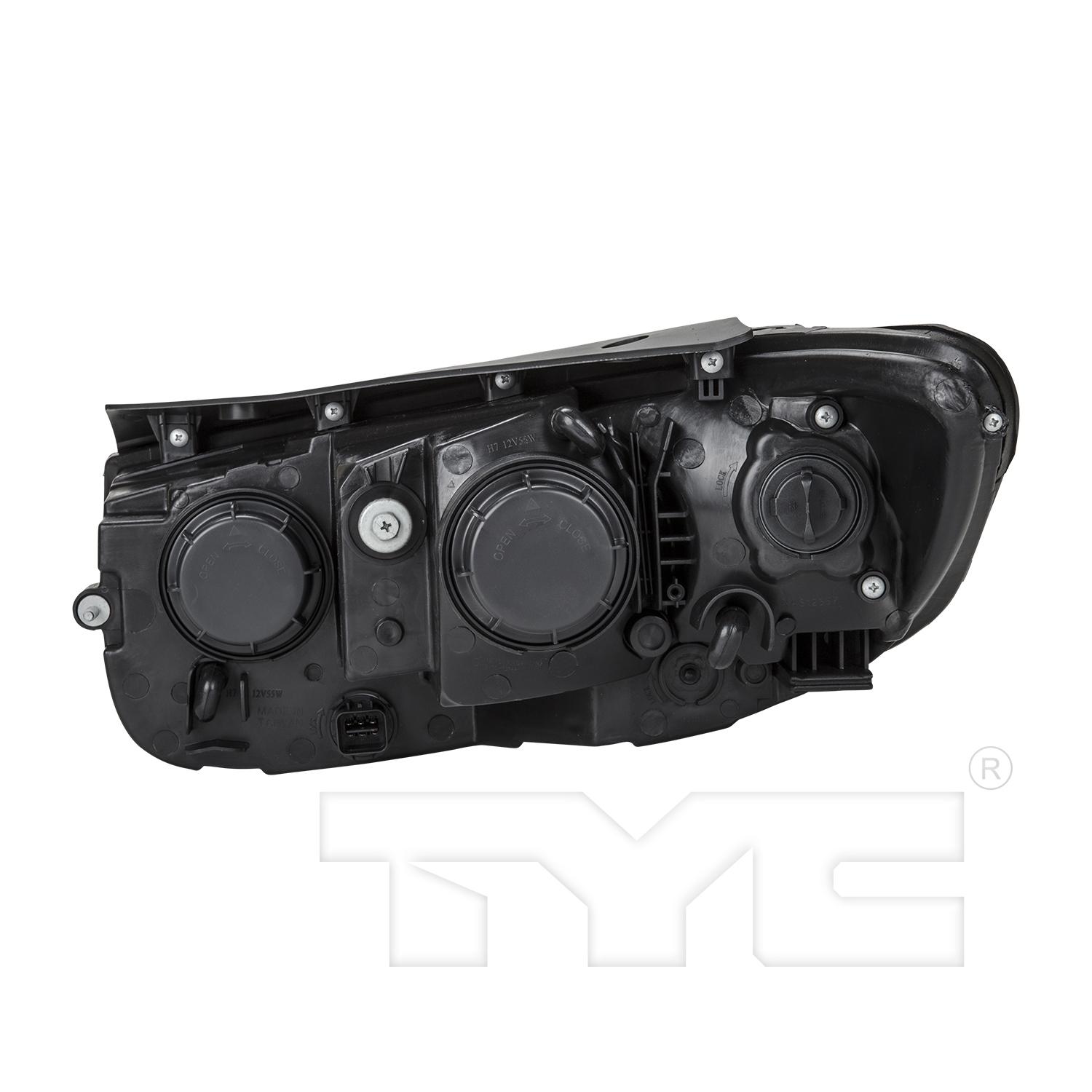 TYC 2012363009 Headlight Assembly product image 2 of 6