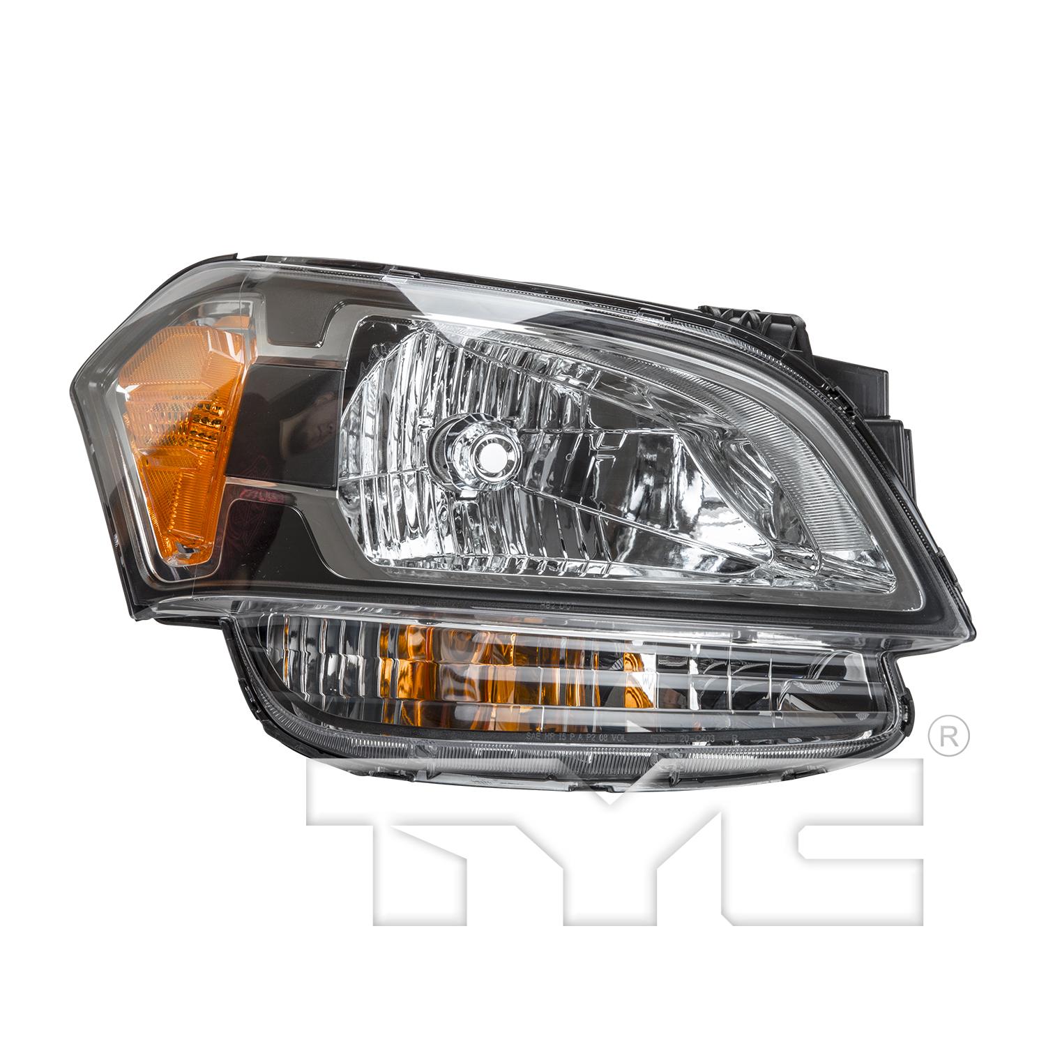 TYC 2012403009 Headlight Assembly product image 1 of 6