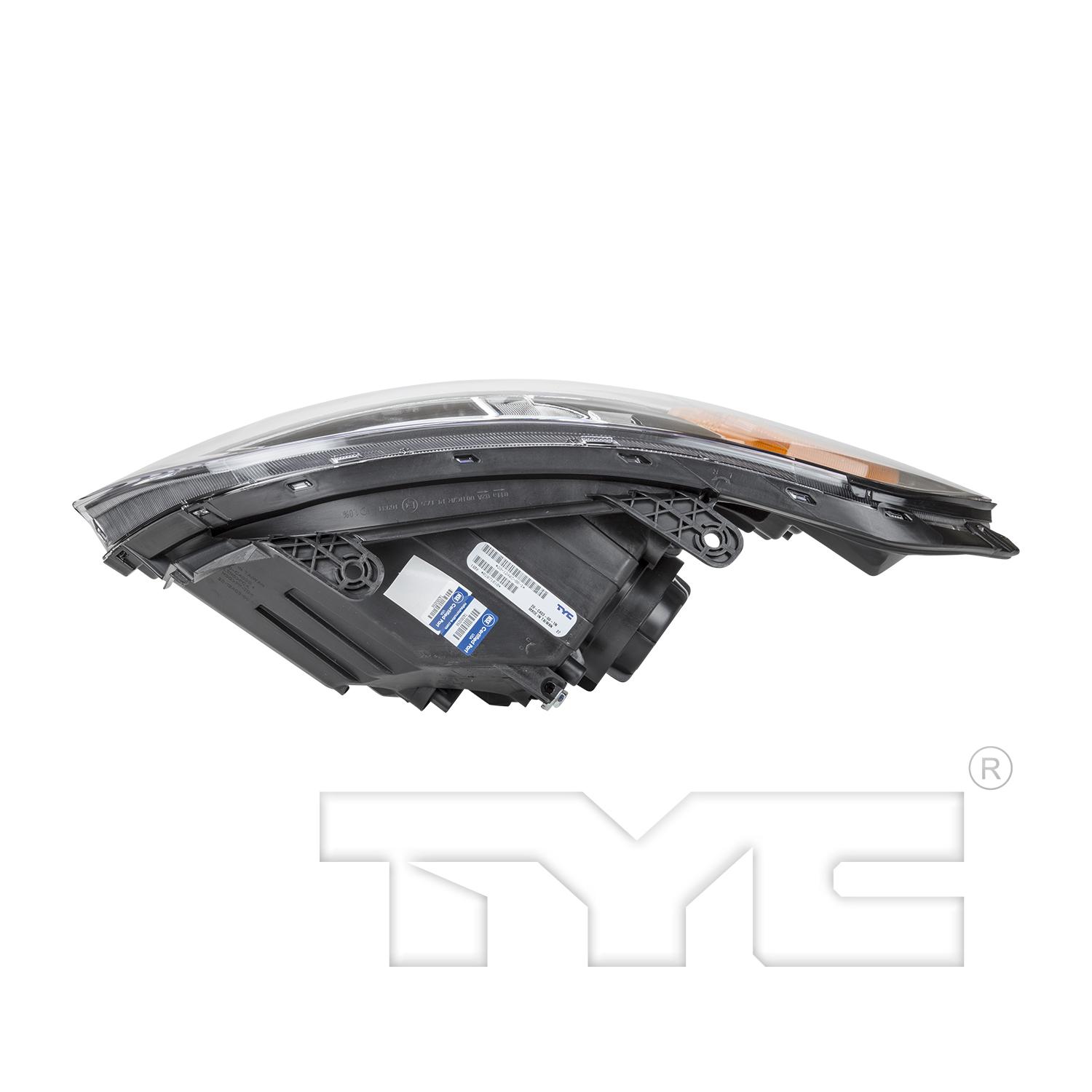 TYC 2012403009 Headlight Assembly product image 5 of 6