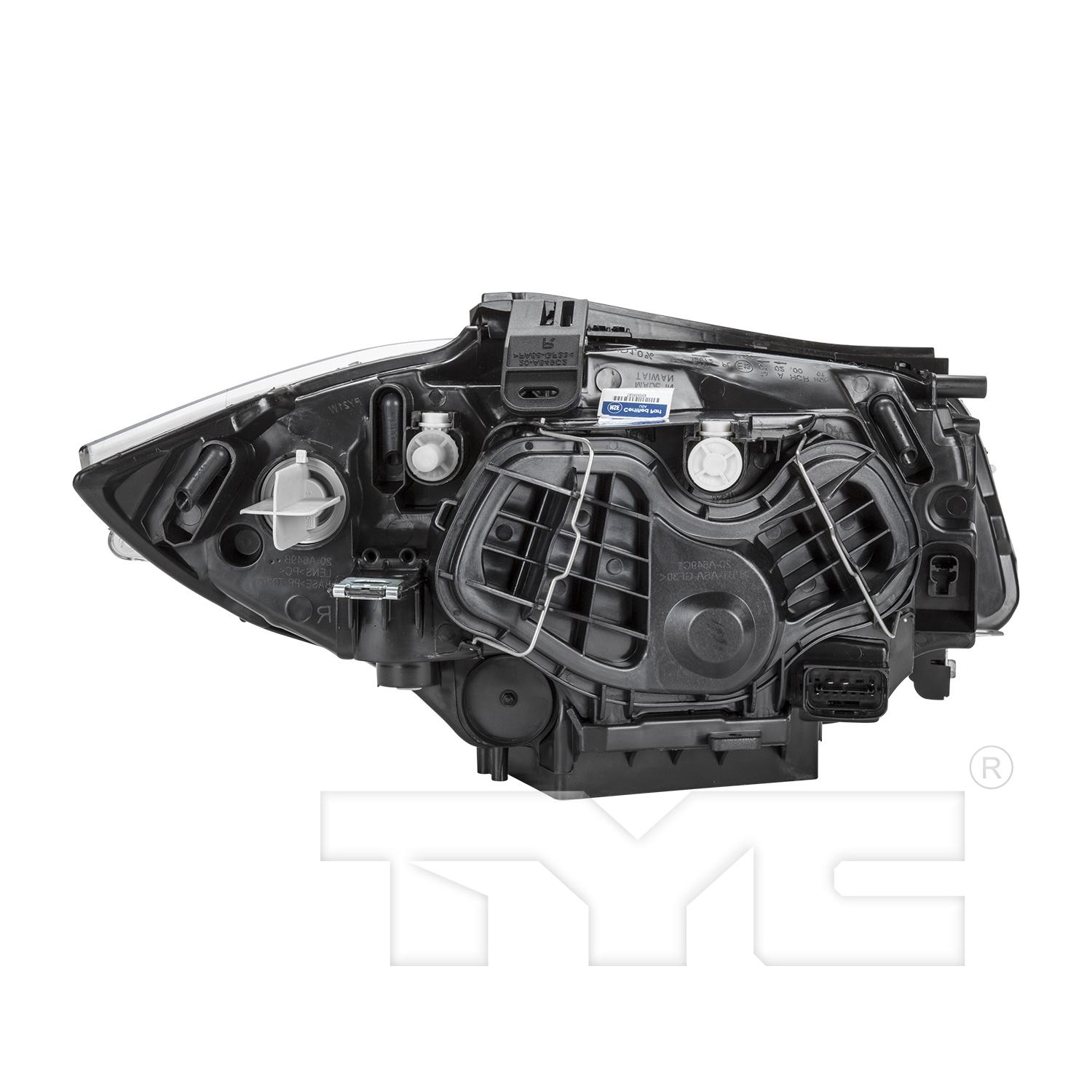 TYC 201249000 Headlight Assembly product image 2 of 6