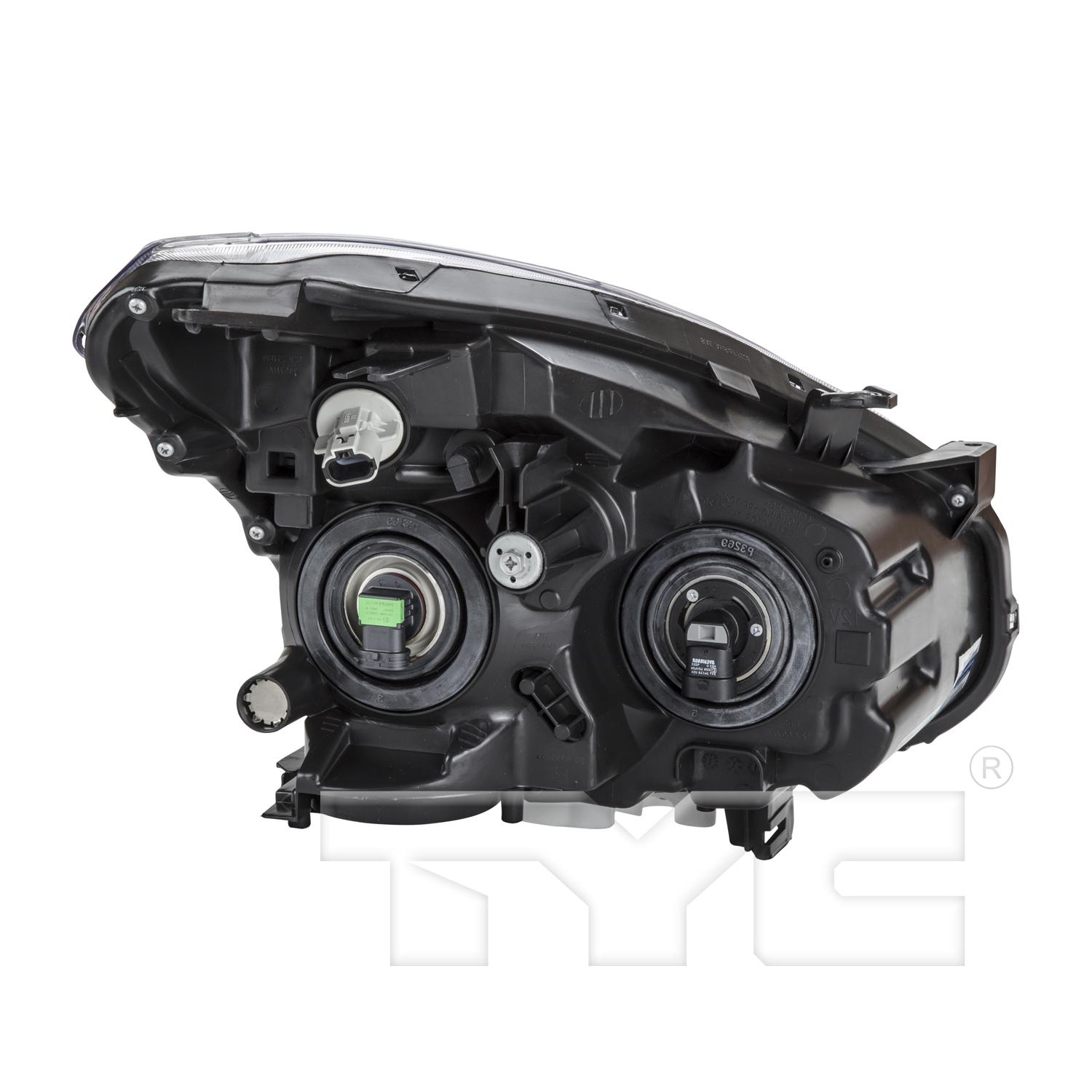 TYC 2012528909 Headlight Assembly product image 2 of 6