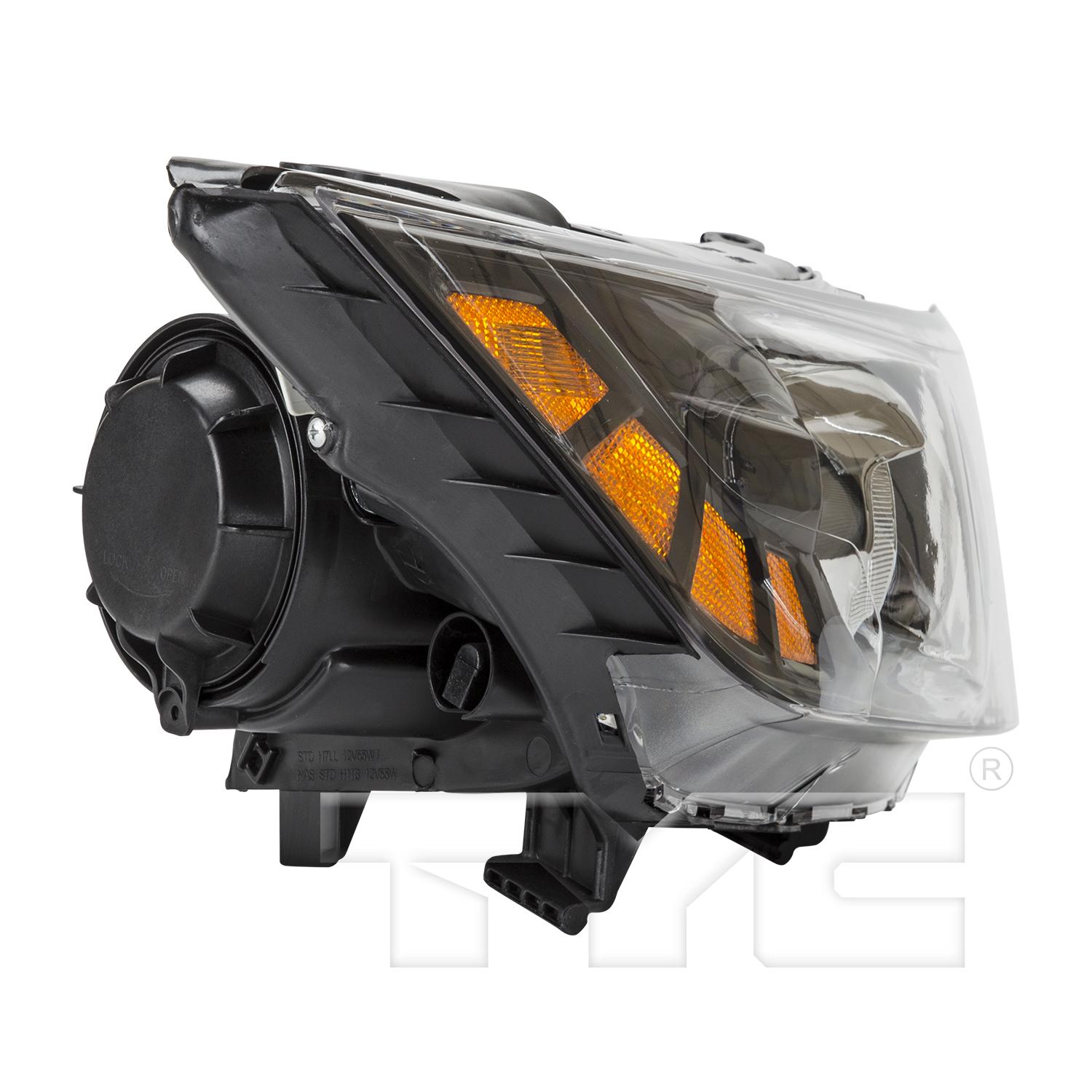 TYC 201255390 Headlight Assembly product image 3 of 6