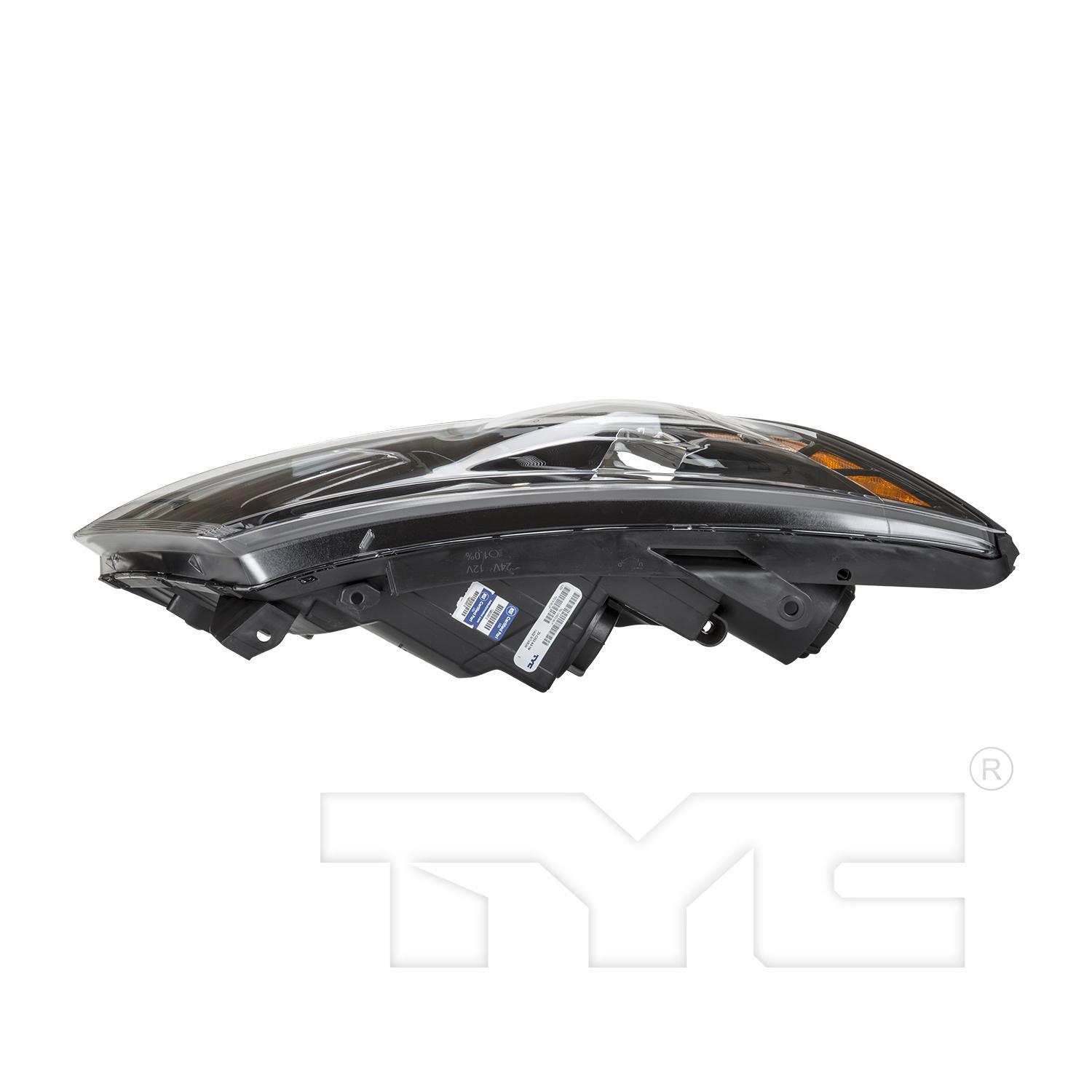TYC 201255390 Headlight Assembly product image 5 of 6