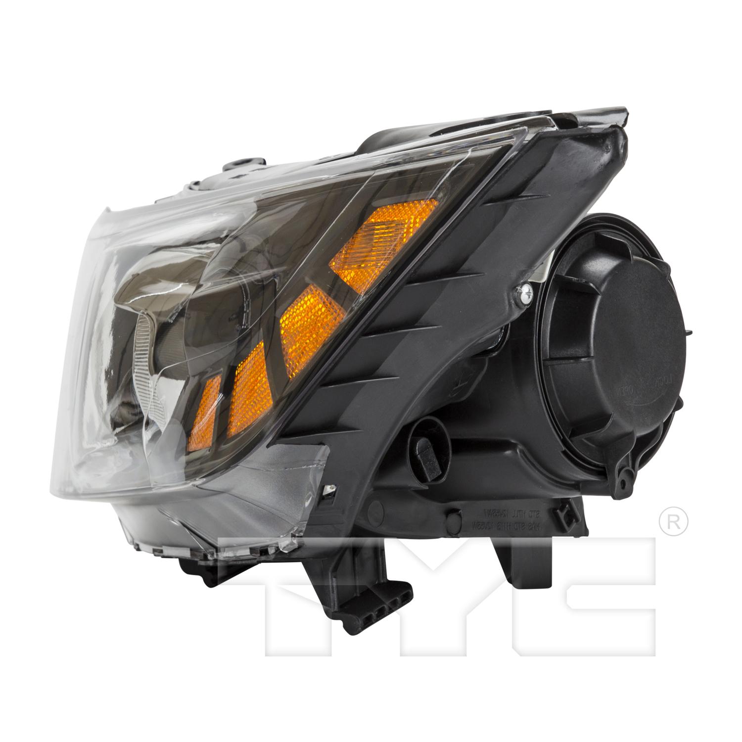 TYC 201255490 Headlight Assembly product image 3 of 6