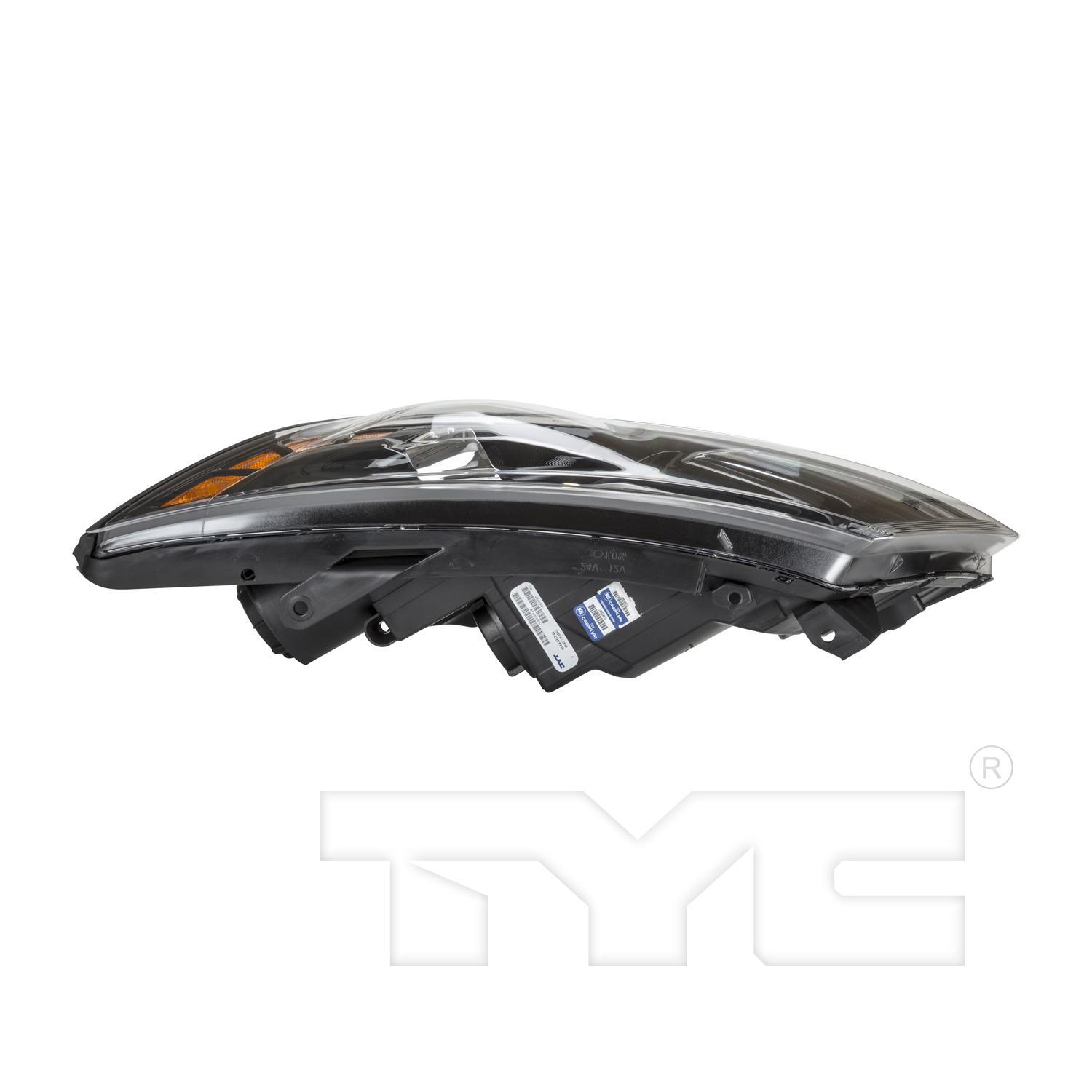 TYC 201255490 Headlight Assembly product image 5 of 6