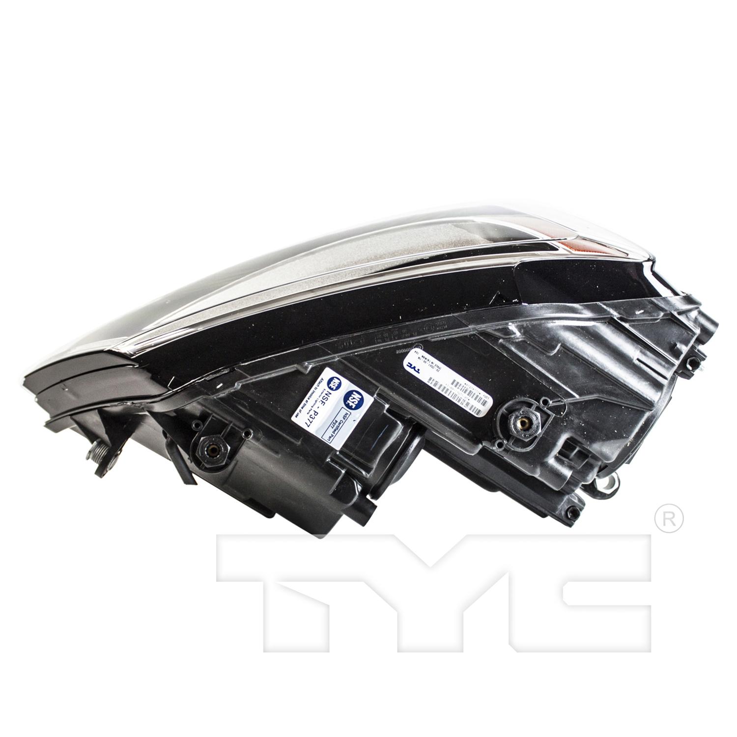 TYC 201256100 Headlight Assembly product image 5 of 6
