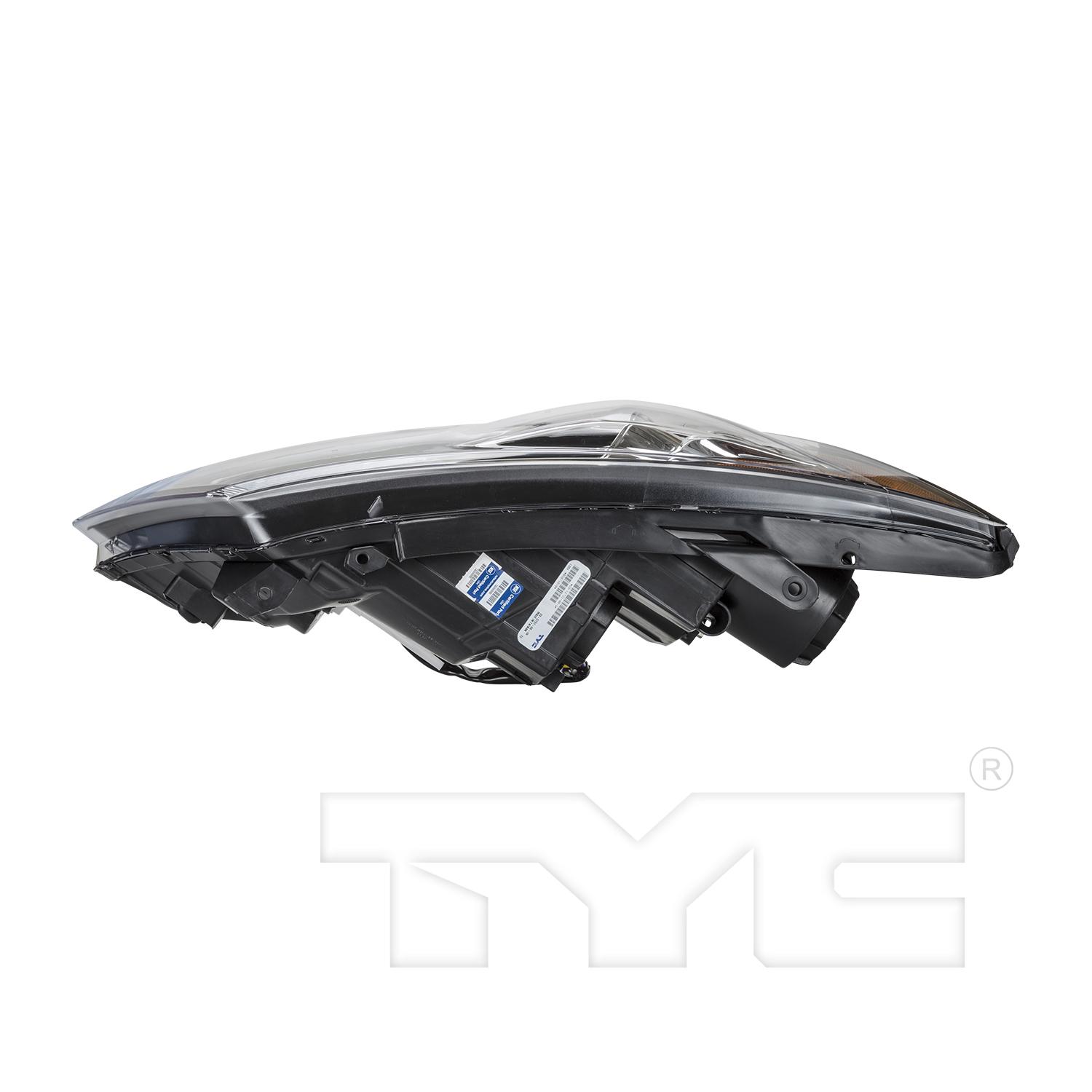 TYC 201273100 Headlight Assembly product image 5 of 6