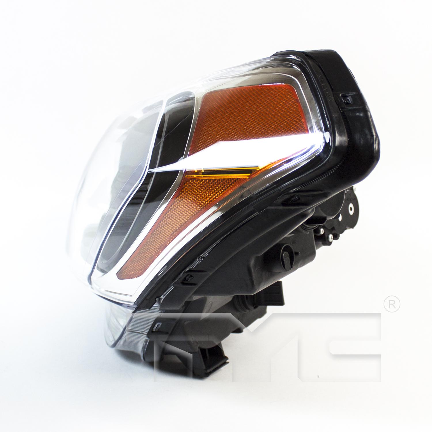 TYC 2012734009 Headlight Assembly product image 4 of 6