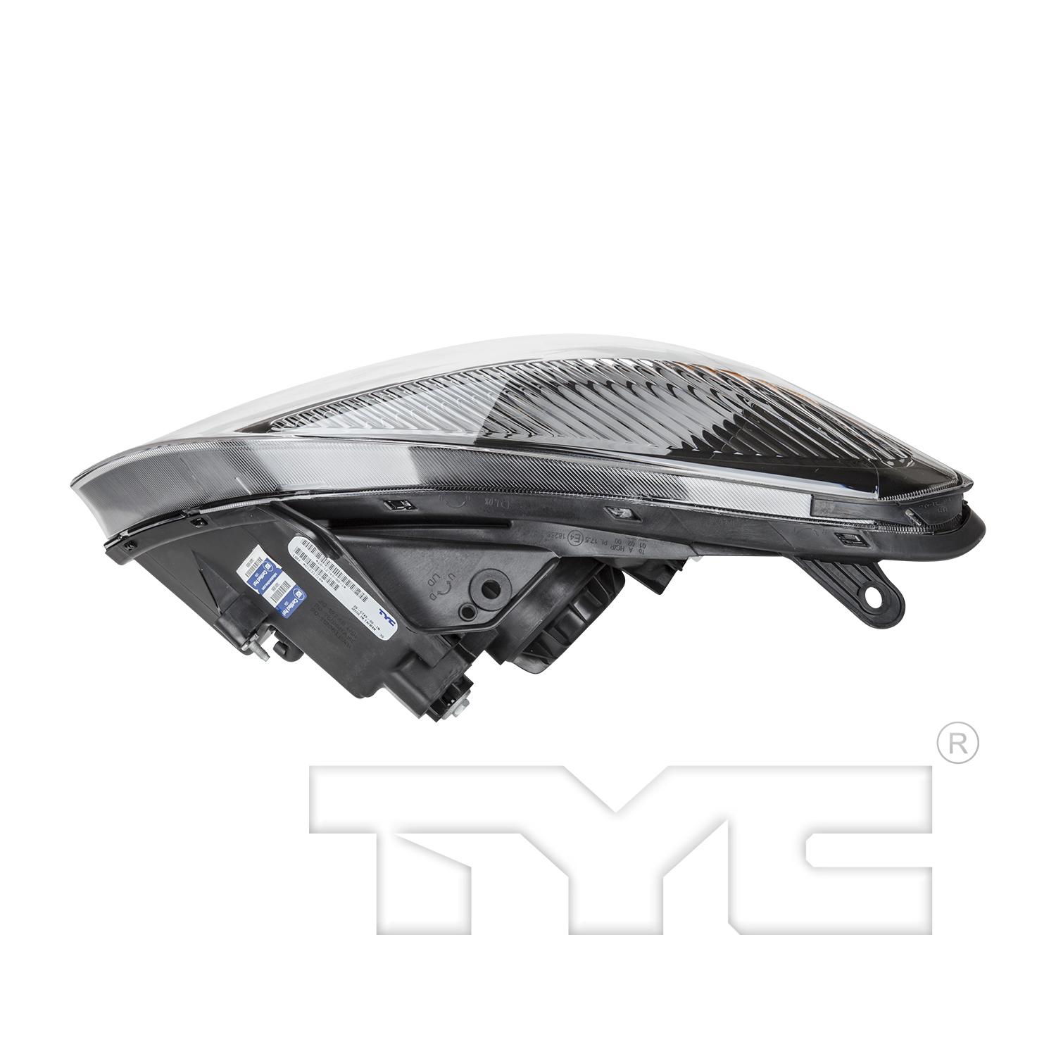 TYC 201274900 Headlight Assembly product image 5 of 6