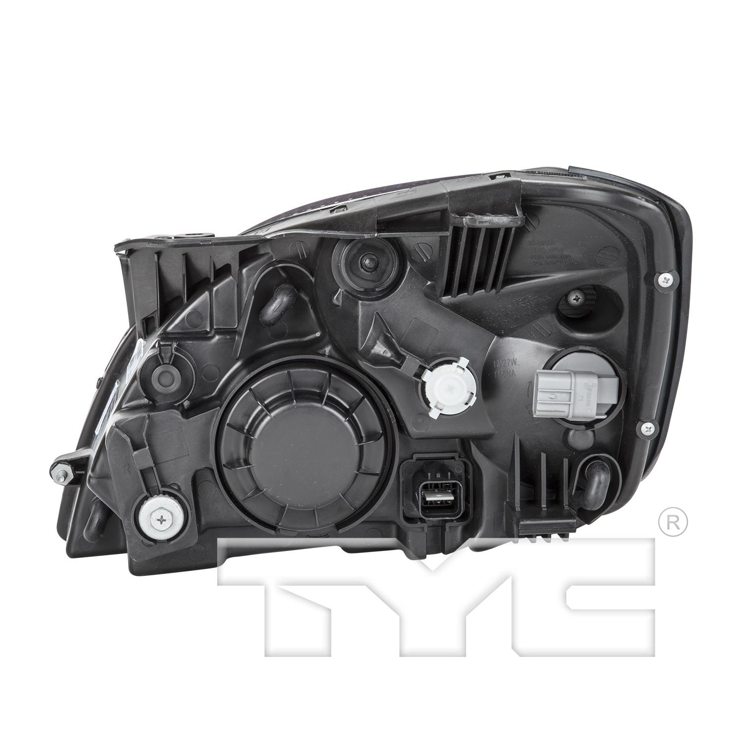 TYC 2012749009 Headlight Assembly product image 2 of 8