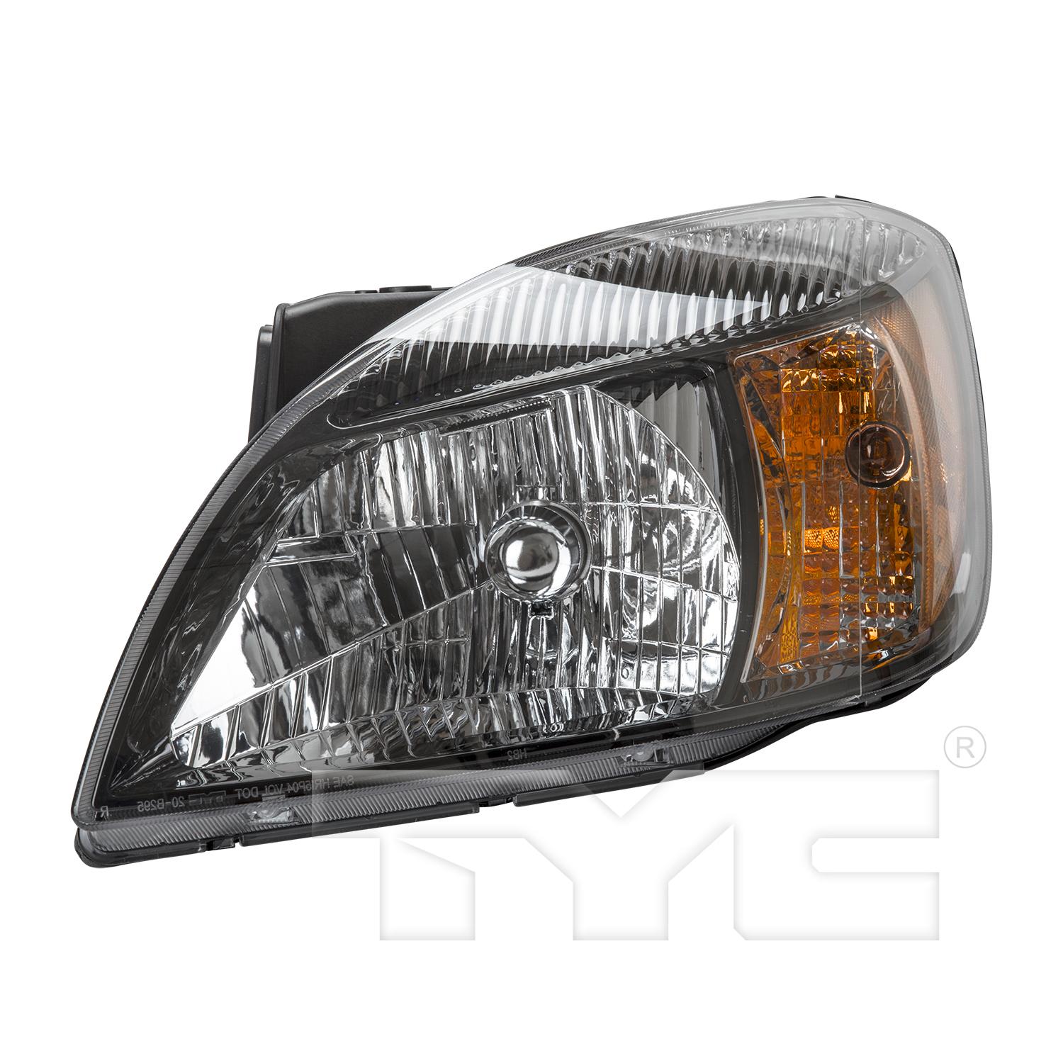 TYC 2012750009 Headlight Assembly product image 1 of 6