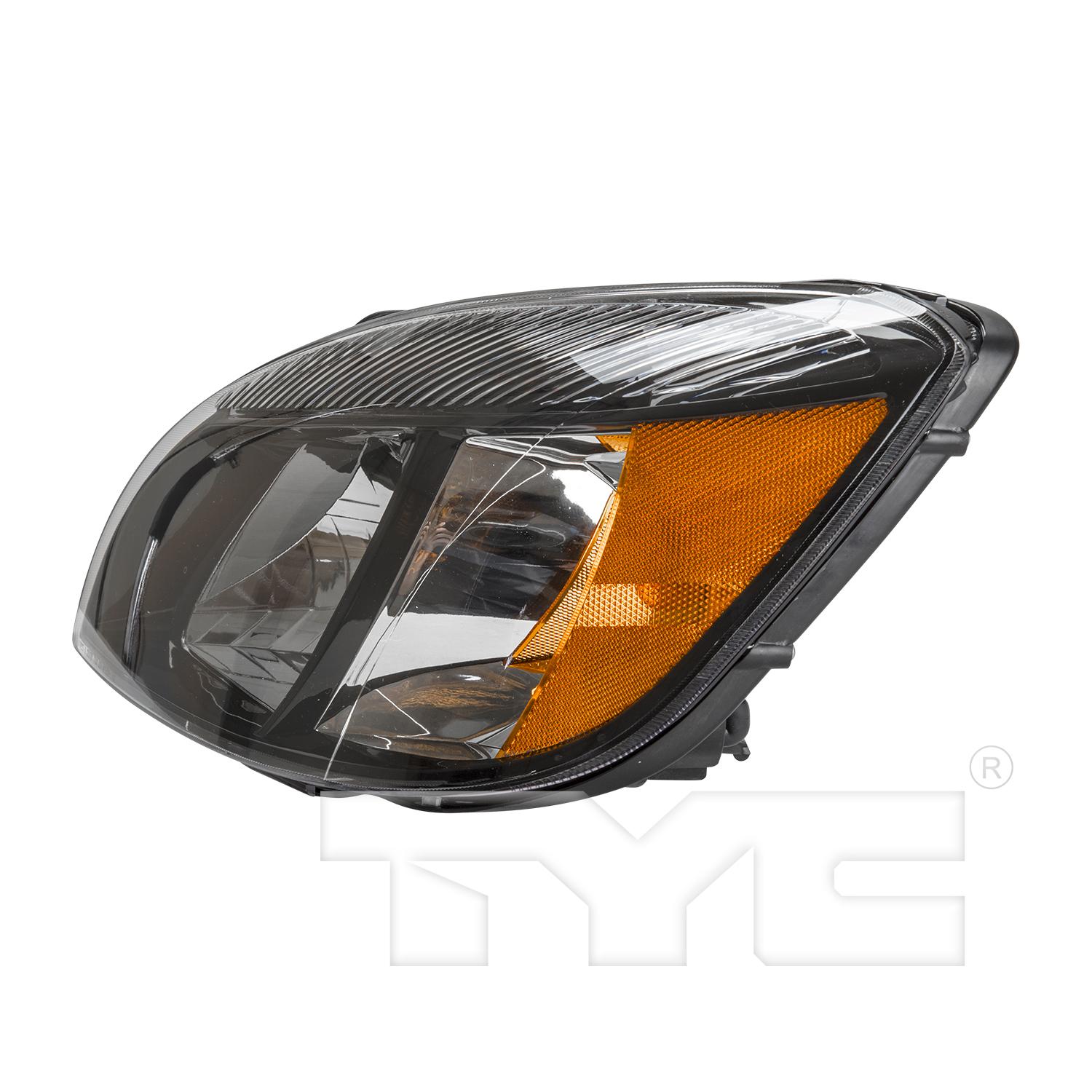 TYC 2012750009 Headlight Assembly product image 3 of 6