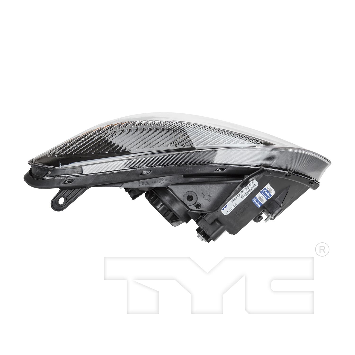 TYC 2012750009 Headlight Assembly product image 5 of 6