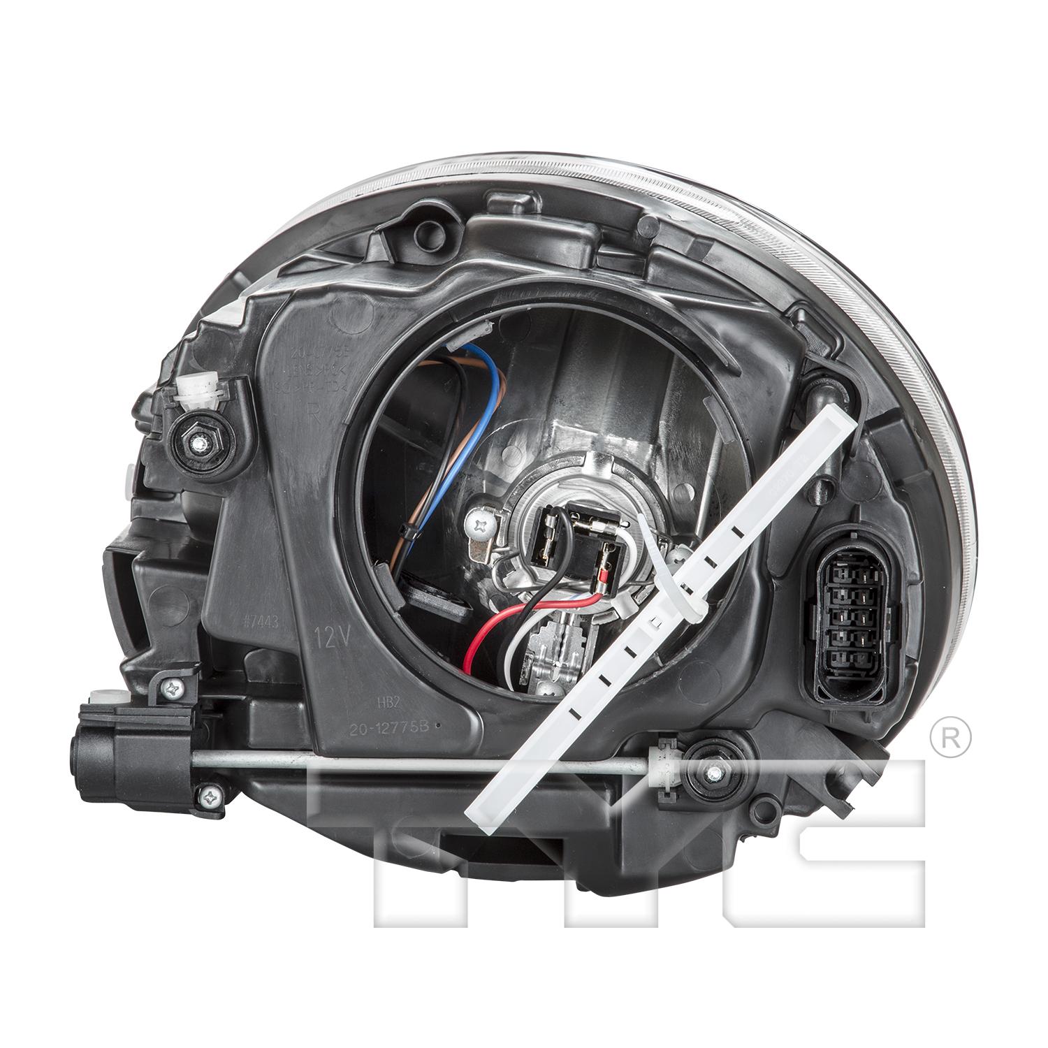 TYC 2012775009 Headlight Assembly product image 2 of 6