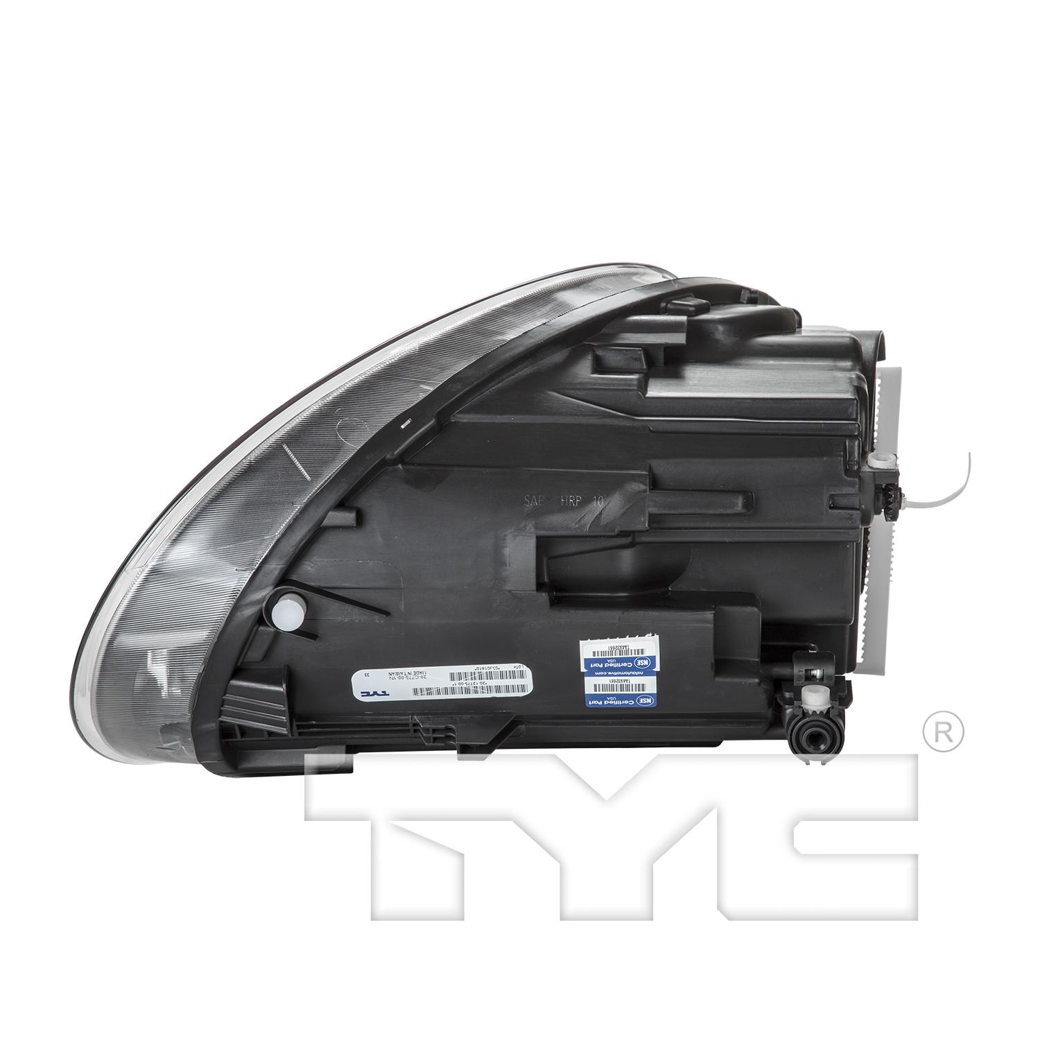 TYC 2012775009 Headlight Assembly product image 4 of 6