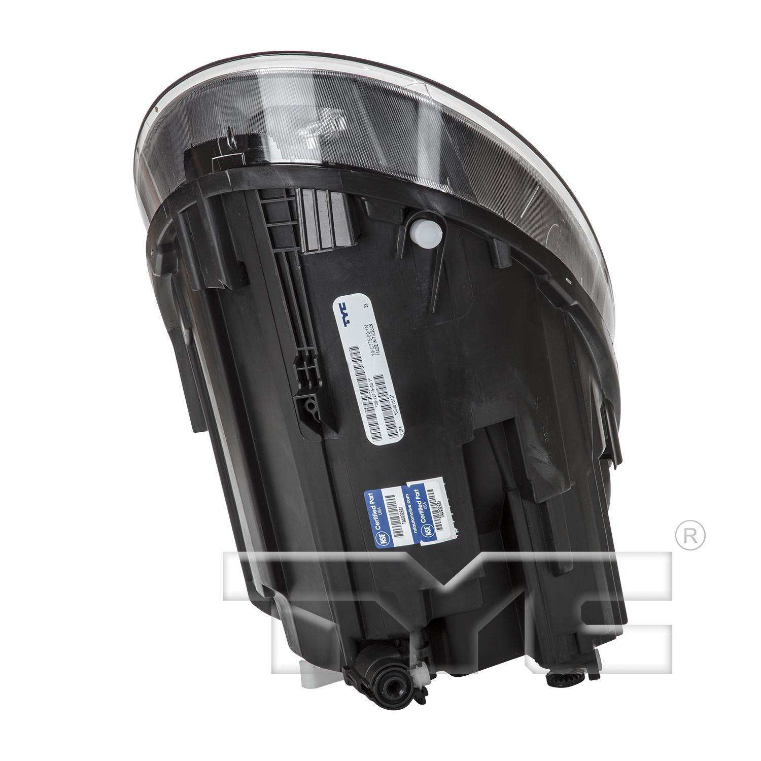 TYC 2012775009 Headlight Assembly product image 6 of 6