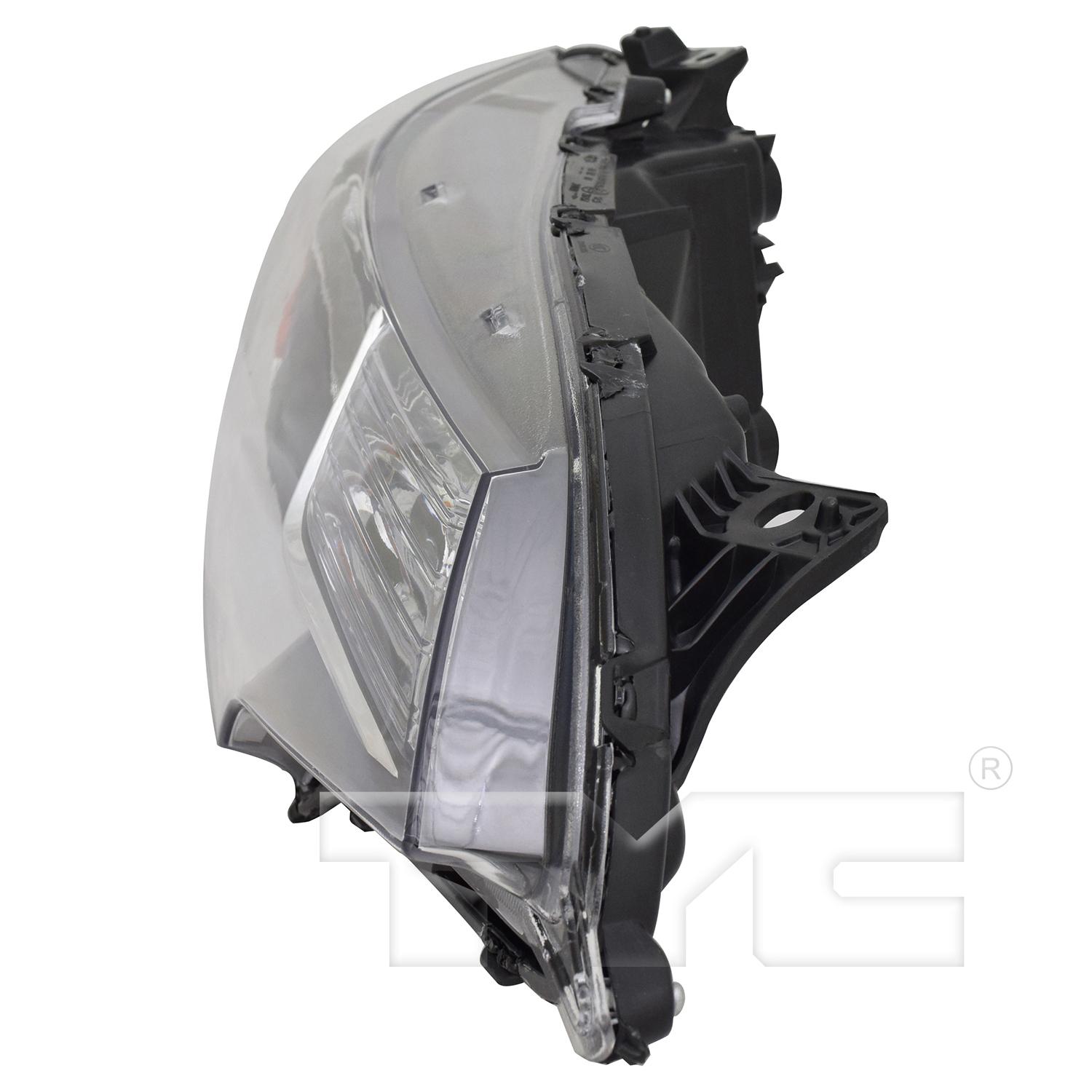 TYC 2016167009 Headlight Assembly product image 4 of 6