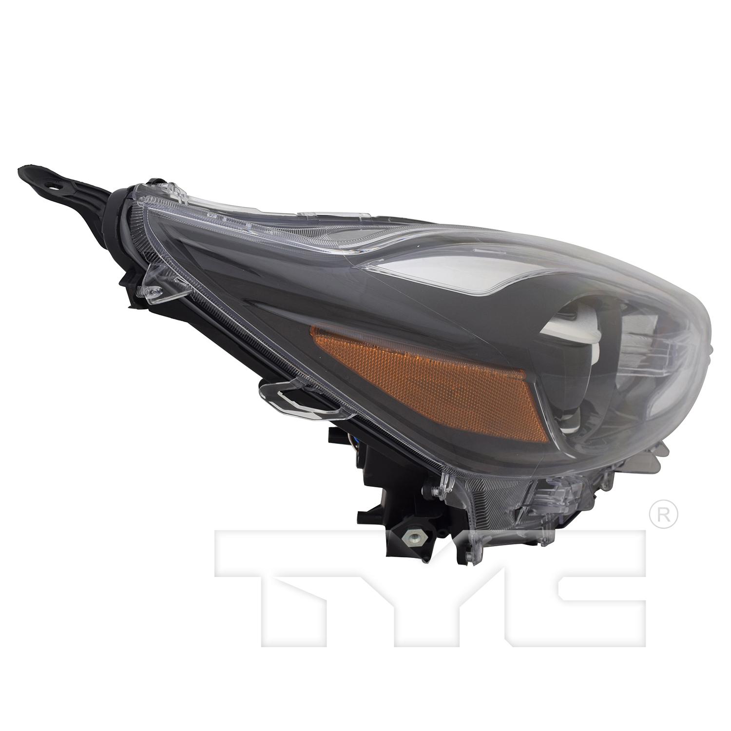 TYC 2016195009 Headlight Assembly product image 3 of 6