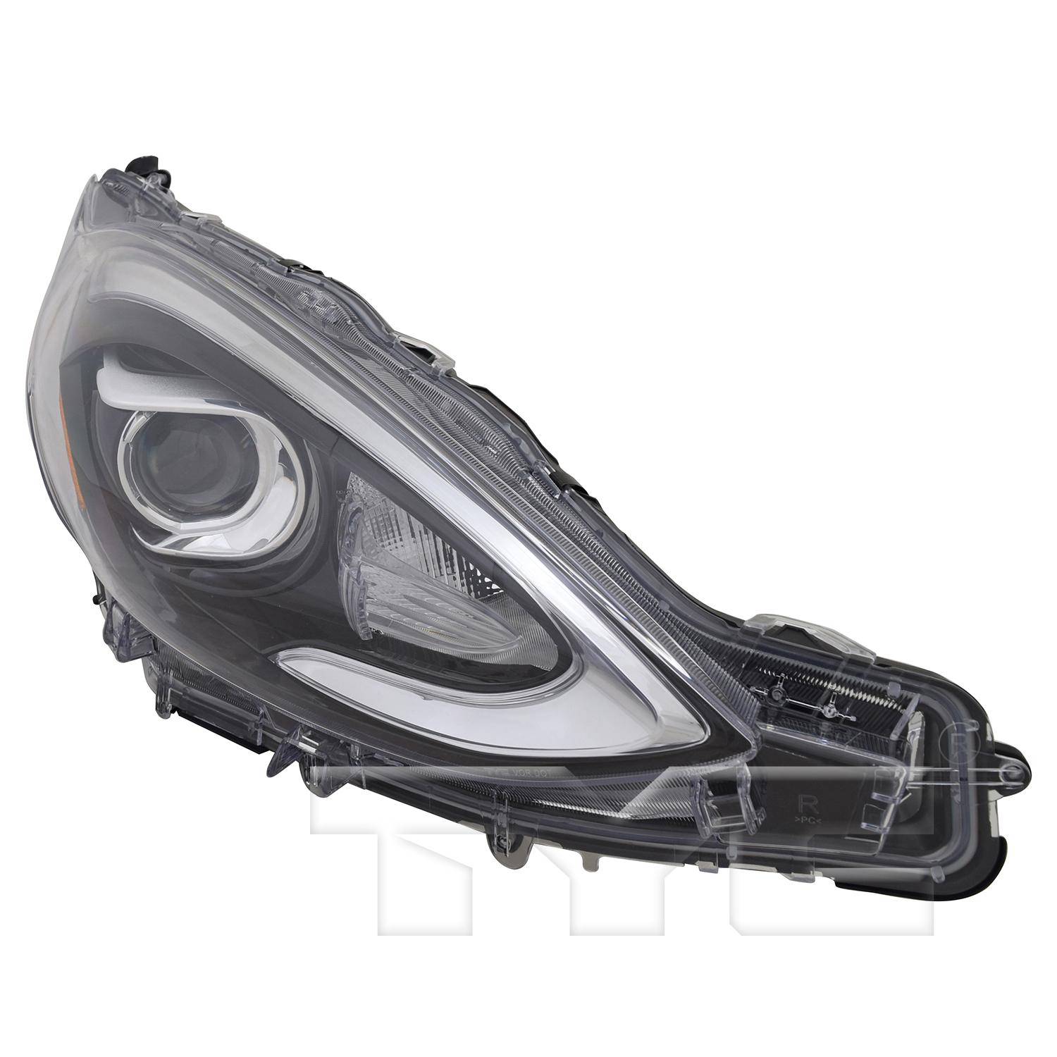 TYC 2016195009 Headlight Assembly product image 4 of 6