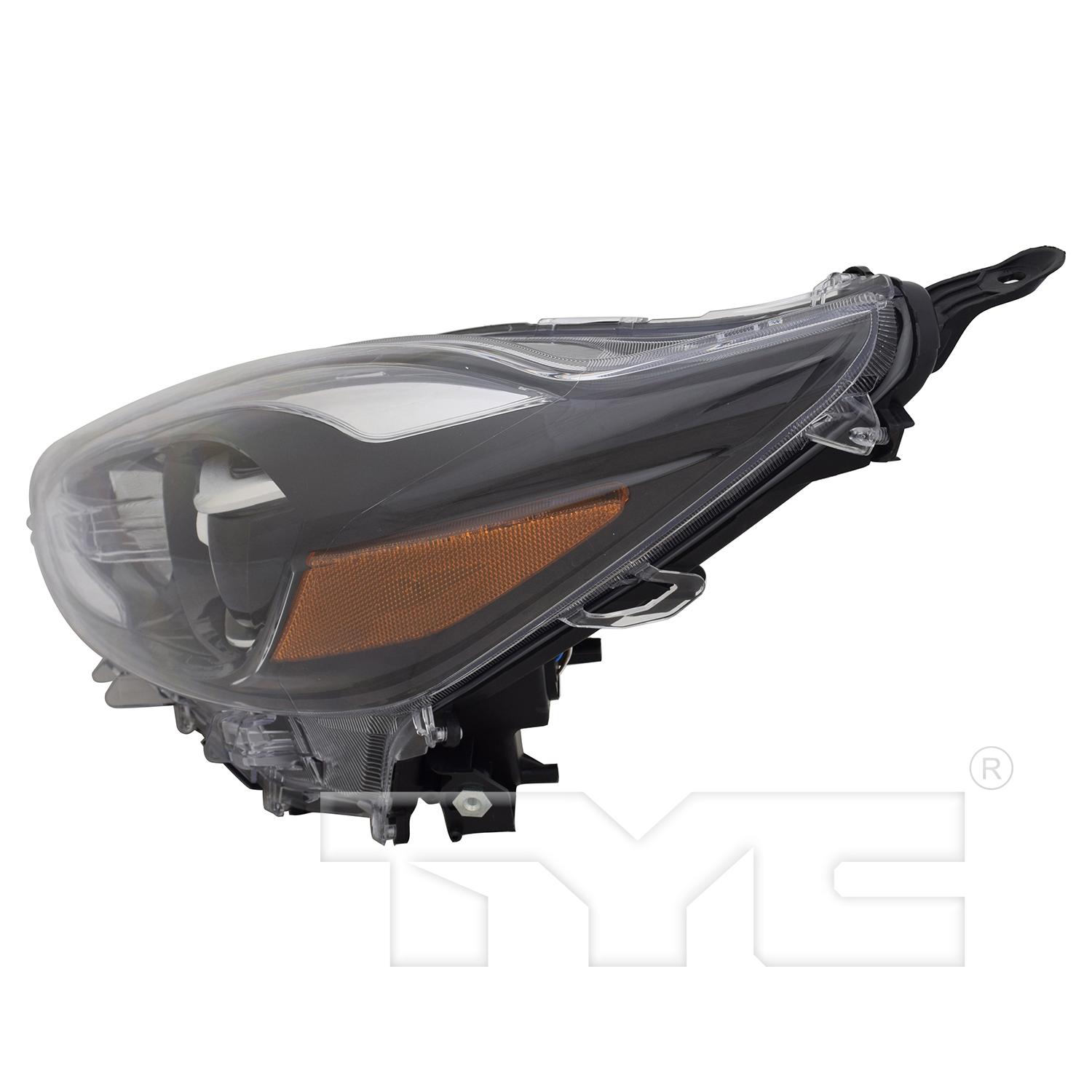 TYC 2016196009 Headlight Assembly product image 3 of 6
