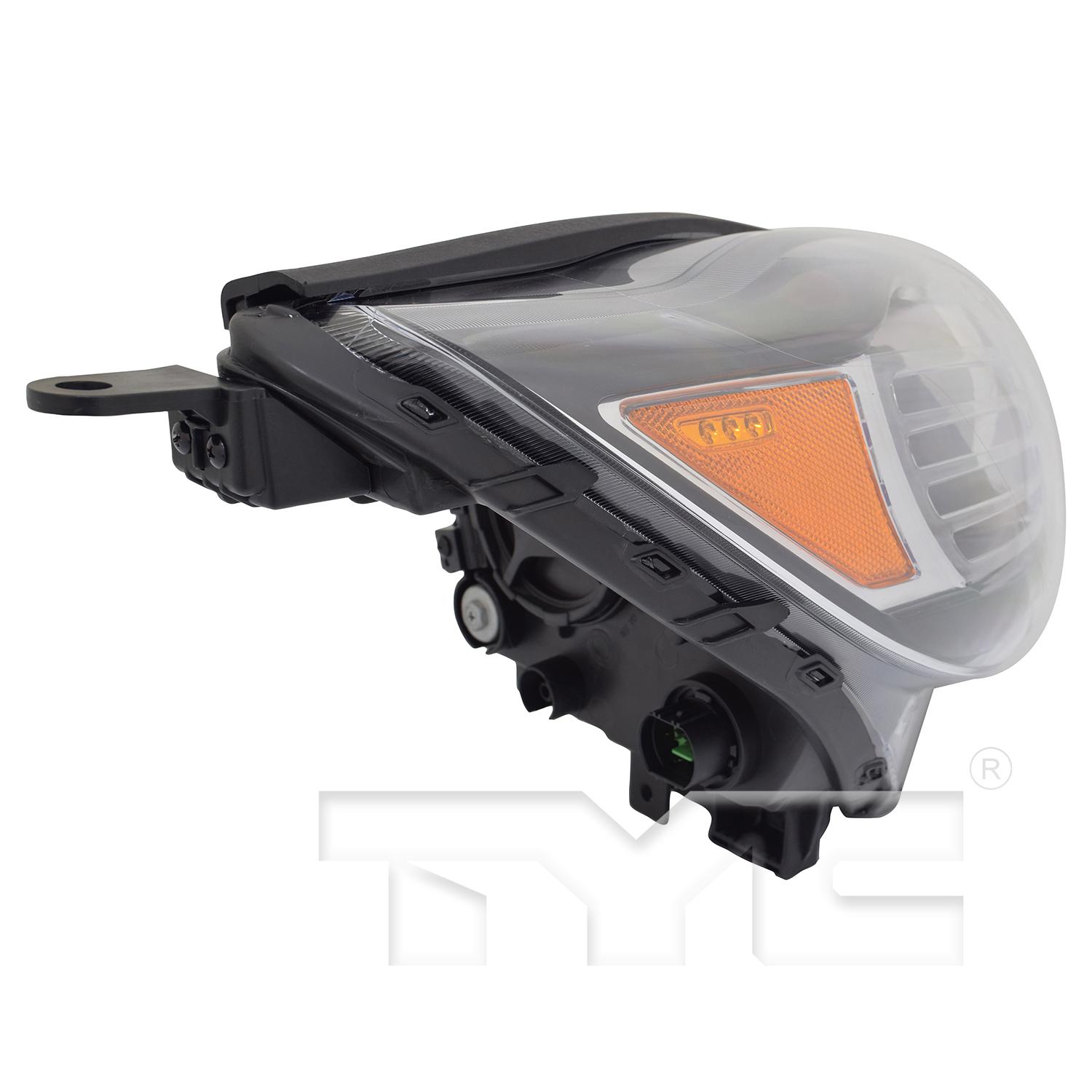 TYC 2016645009 Headlight Assembly product image 3 of 6