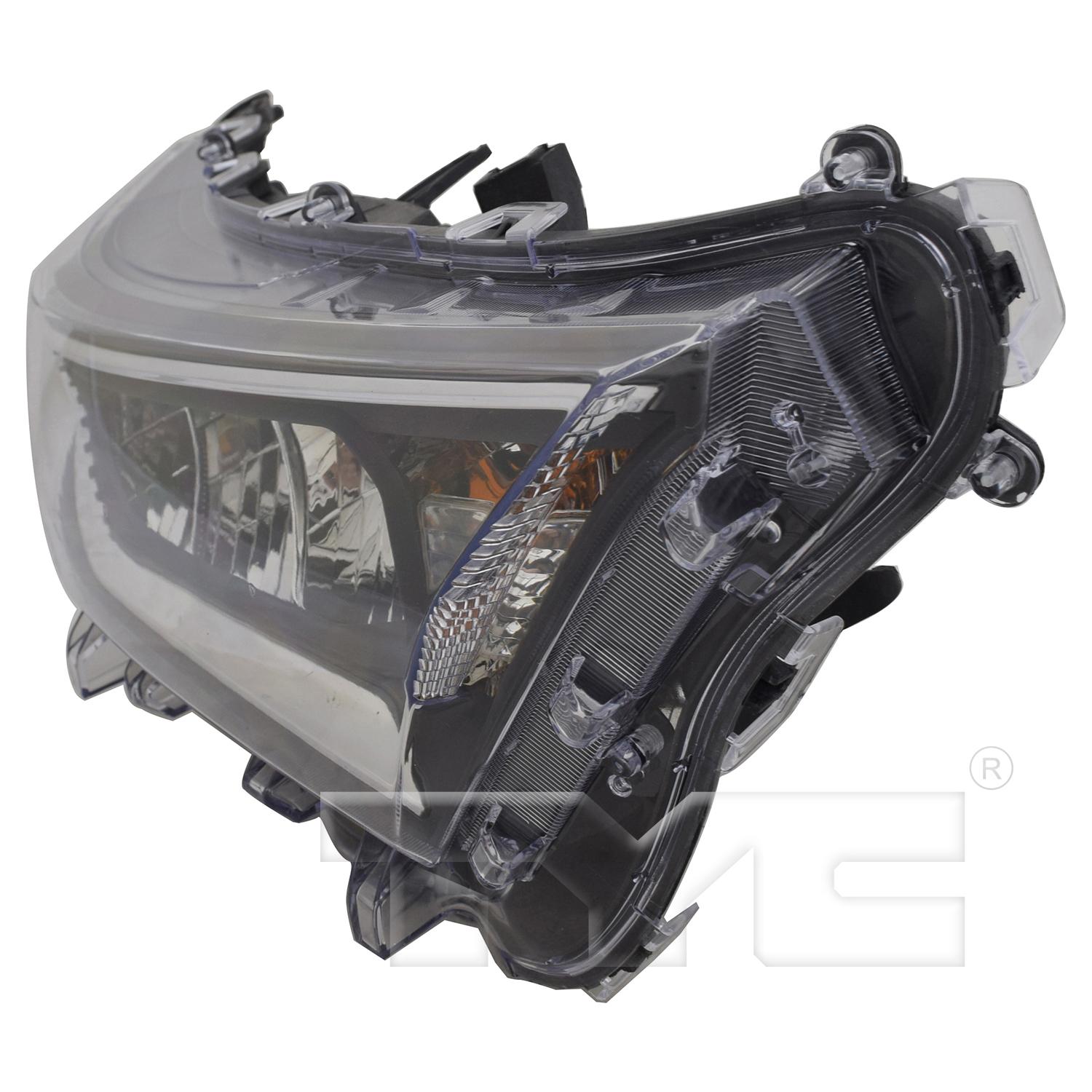TYC 2016955009 Headlight Assembly product image 4 of 6