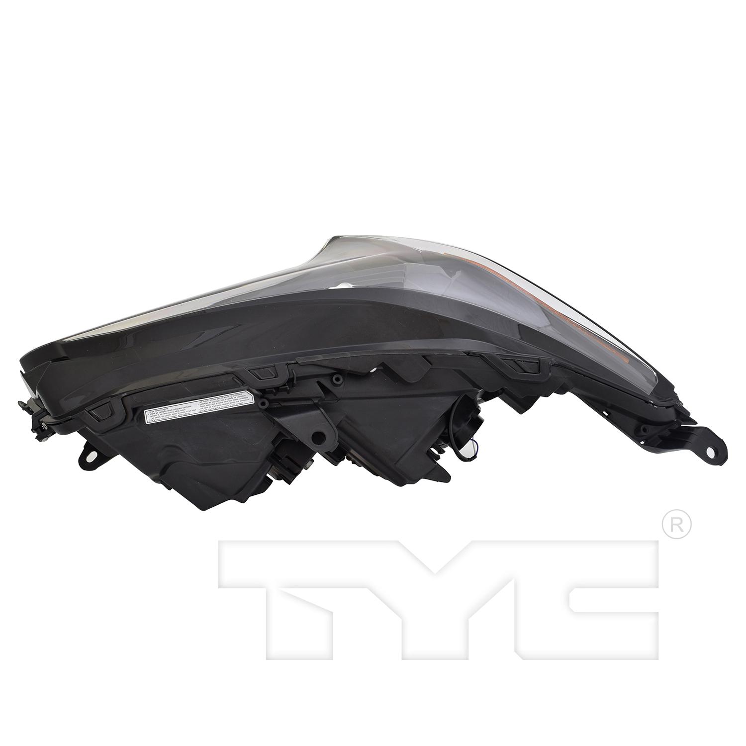 TYC 201707190 Headlight Assembly product image 5 of 6