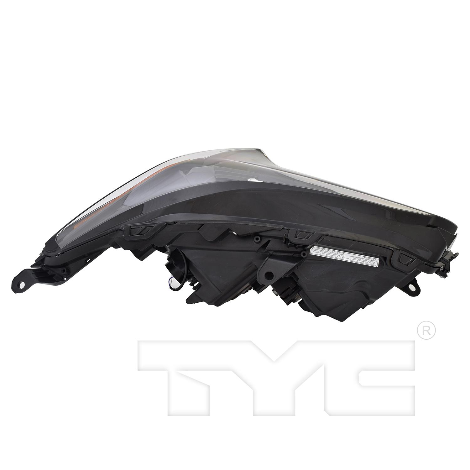 TYC 201707290 Headlight Assembly product image 5 of 6