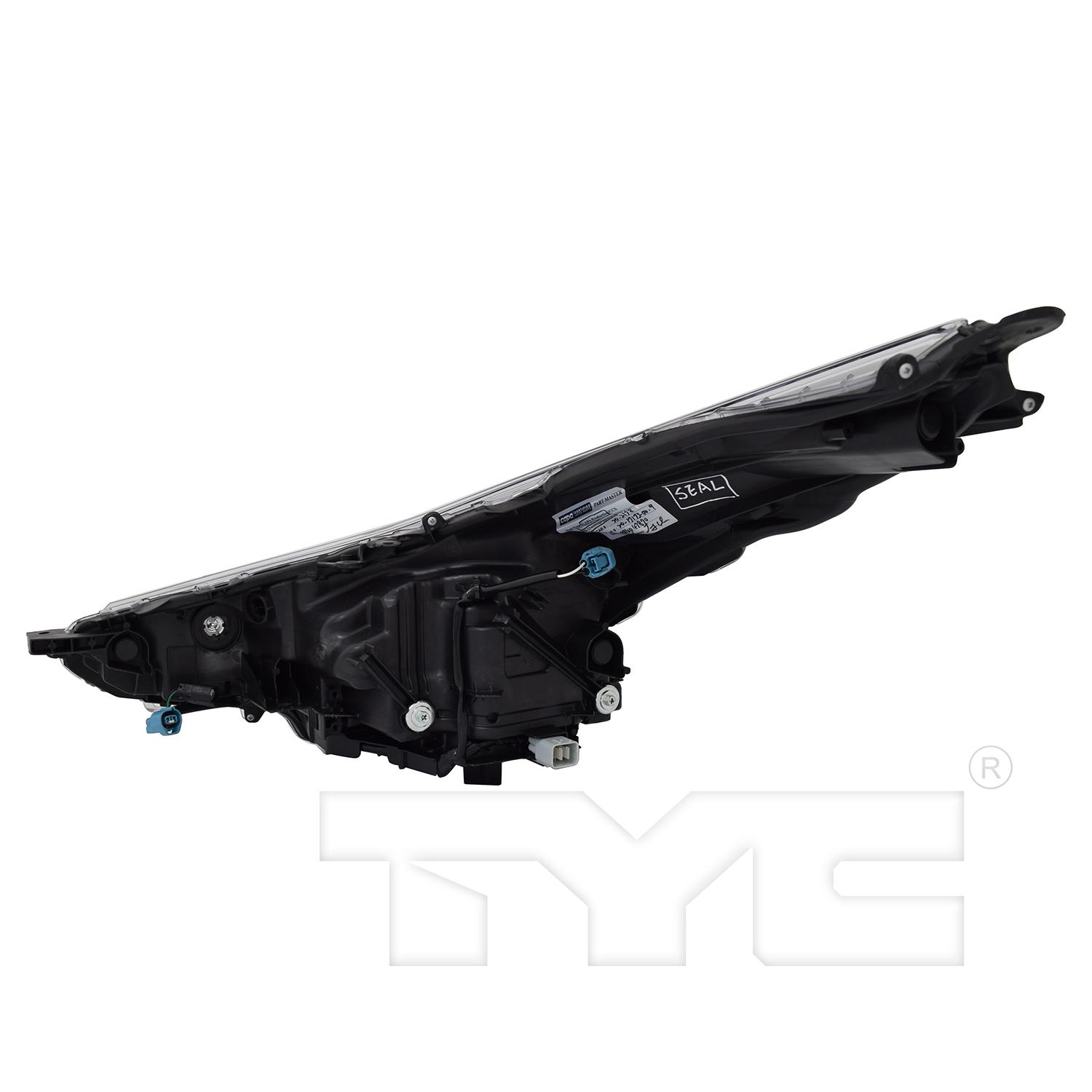 TYC 2017173009 Headlight Assembly product image 2 of 6