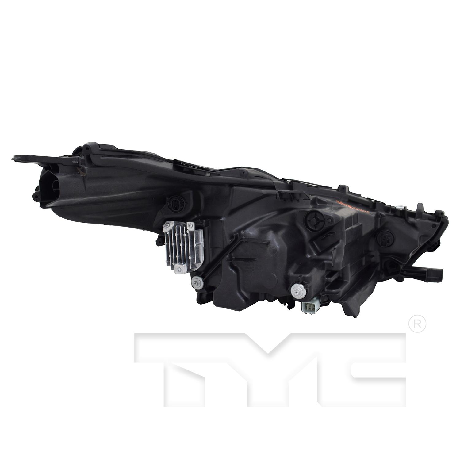 TYC 2017500009 Headlight Assembly product image 2 of 6