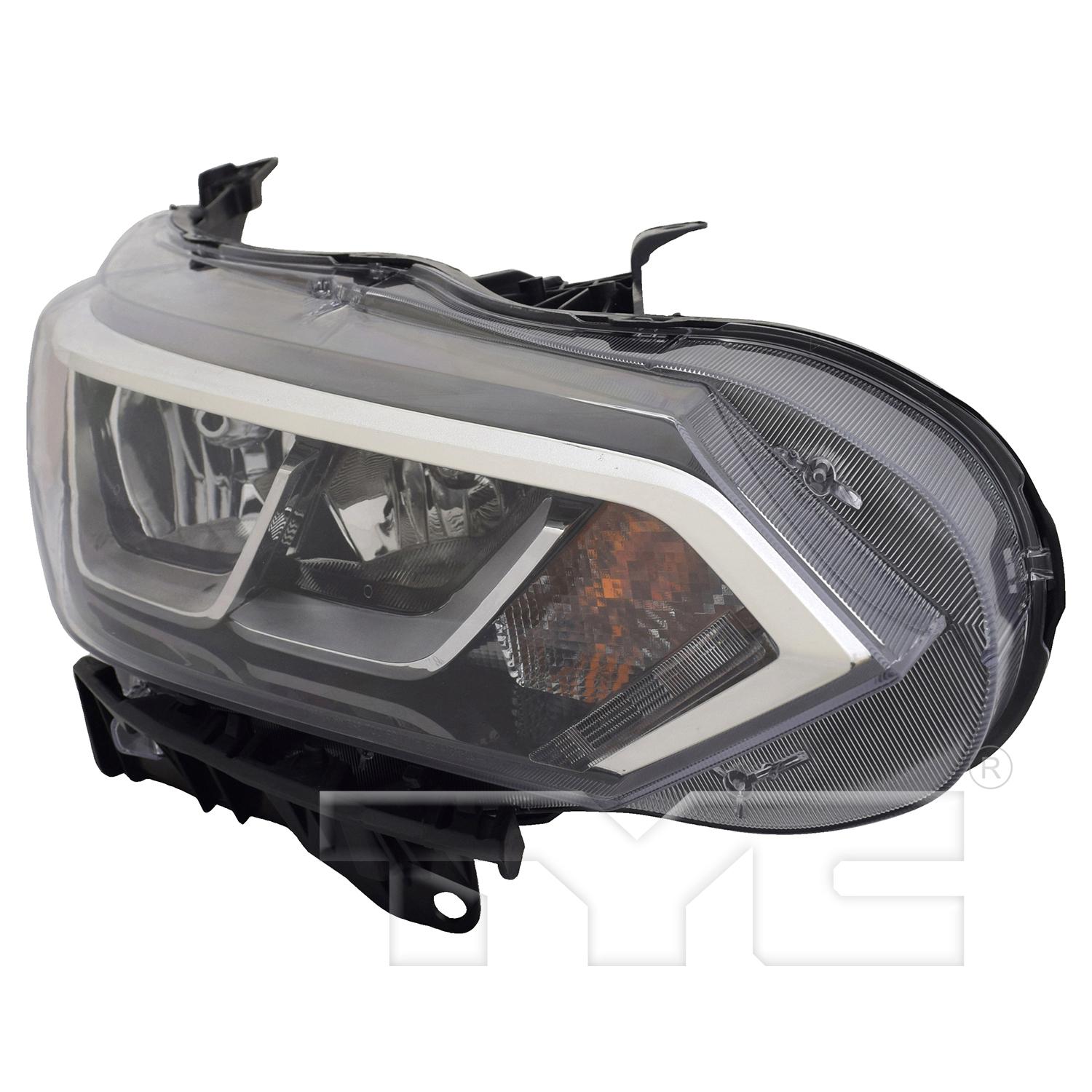 TYC 2017513009 Headlight Assembly product image 4 of 6