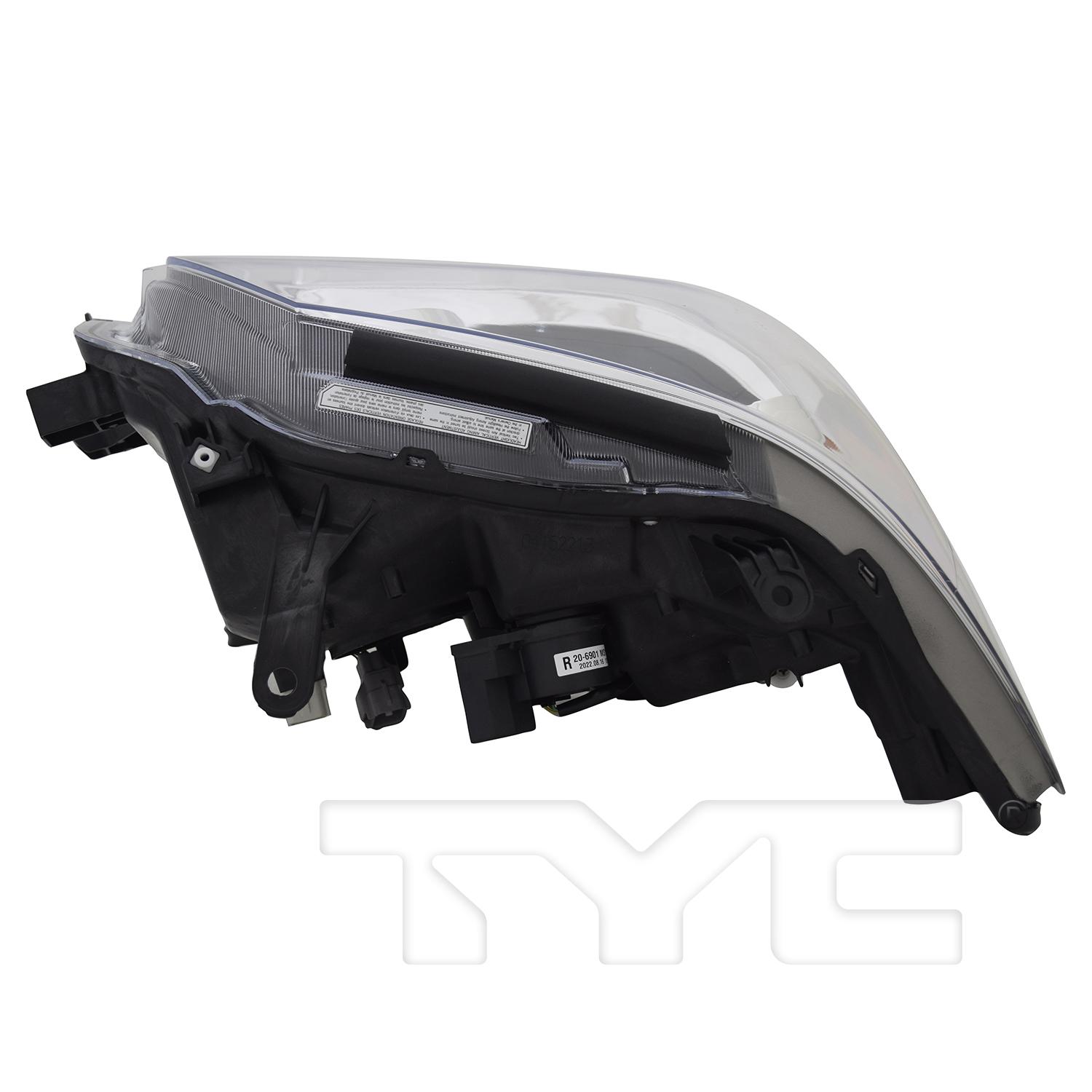 TYC 2017587019 Headlight Assembly product image 5 of 6