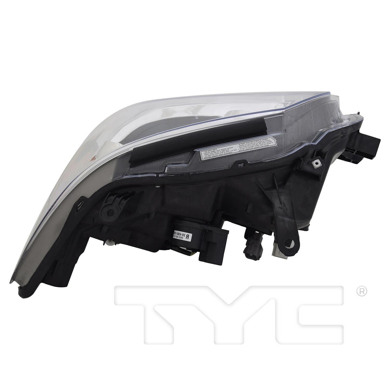 TYC 2017588019 Headlight Assembly product image 5 of 6