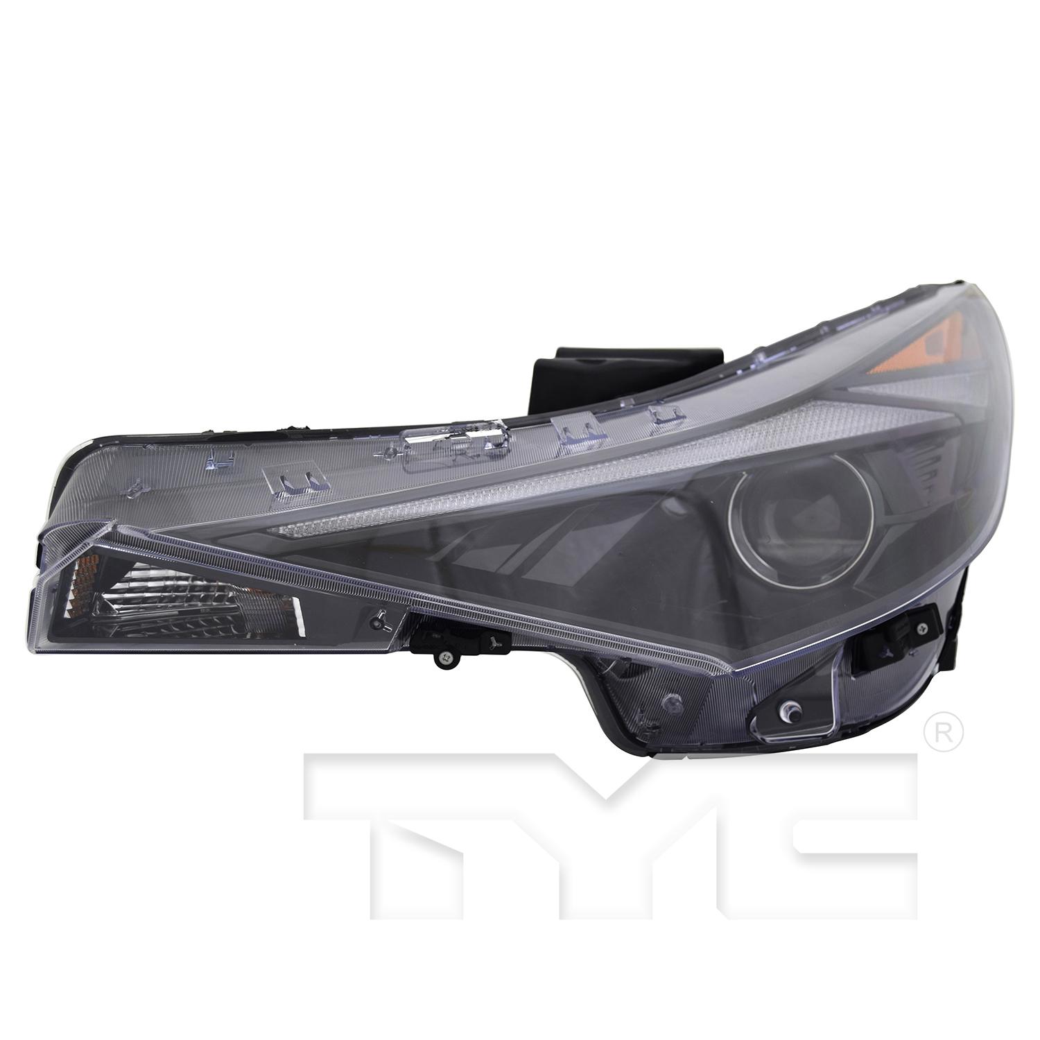 TYC 2017750009 Headlight Assembly product image 4 of 6