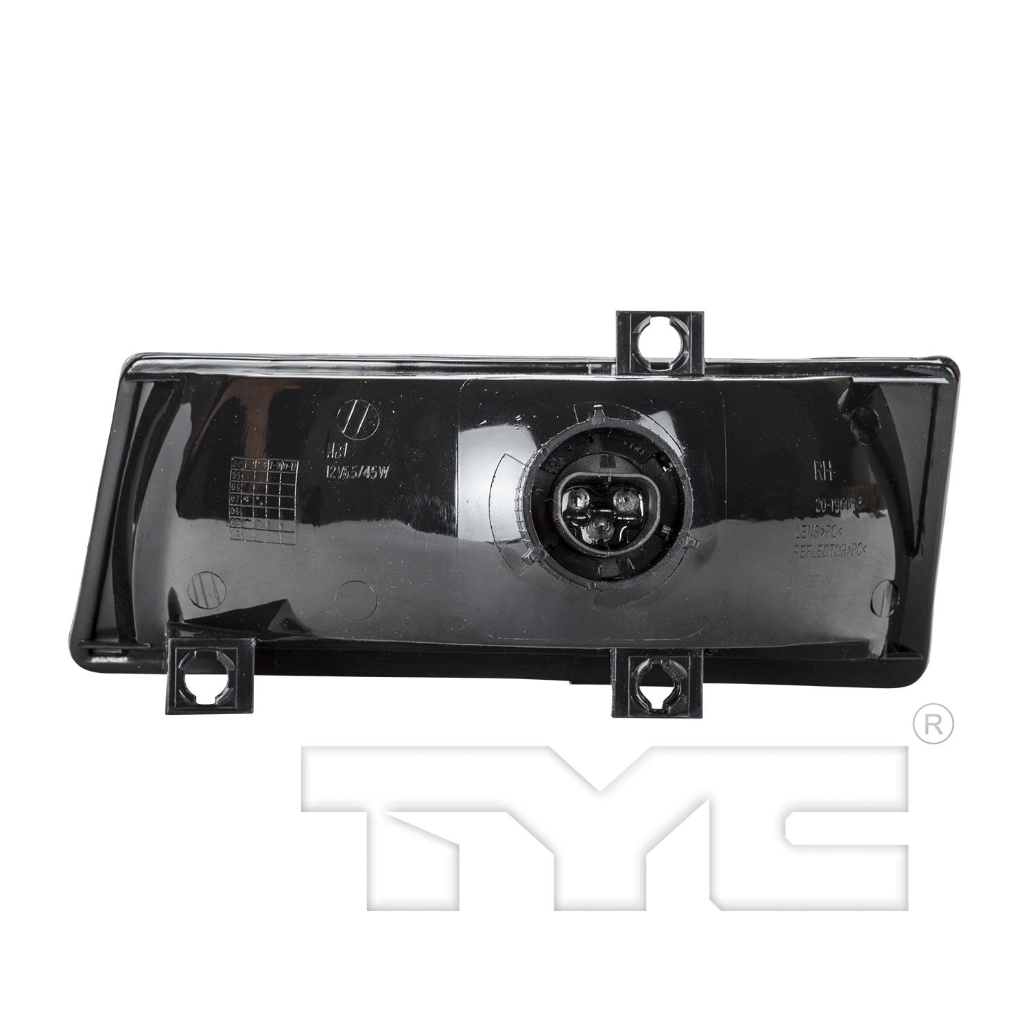 TYC 20196000 Headlight Assembly product image 2 of 6