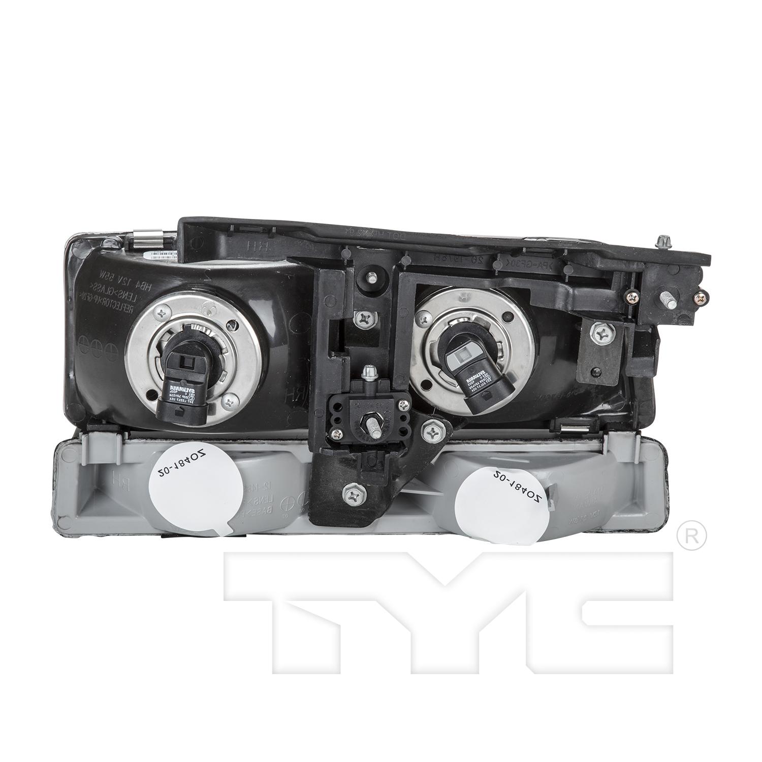 TYC 20197790 Headlight Assembly product image 2 of 6