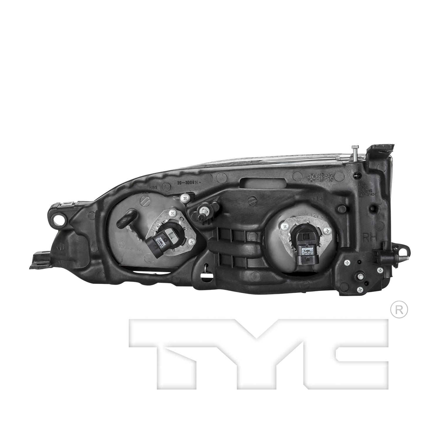 TYC 20300800 Headlight Assembly product image 2 of 6