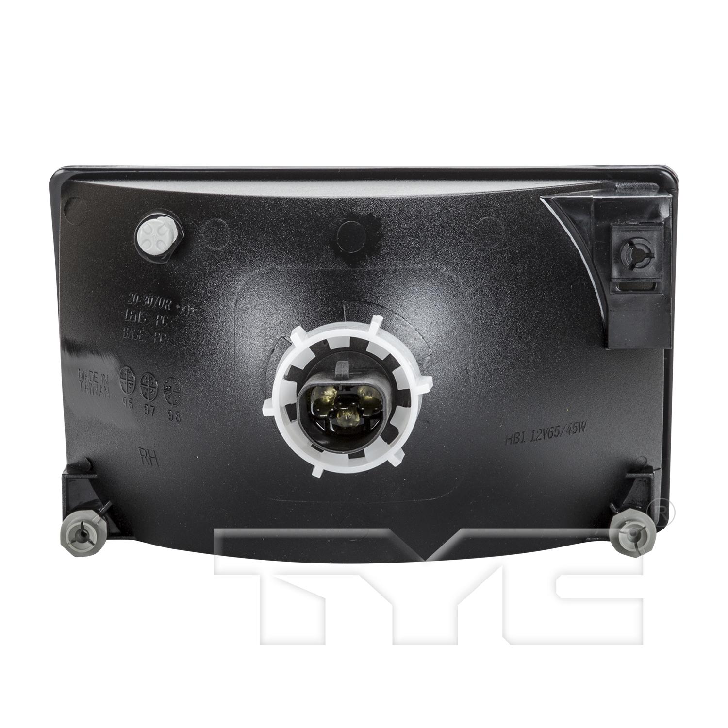 TYC 203070009 Headlight Assembly product image 2 of 8