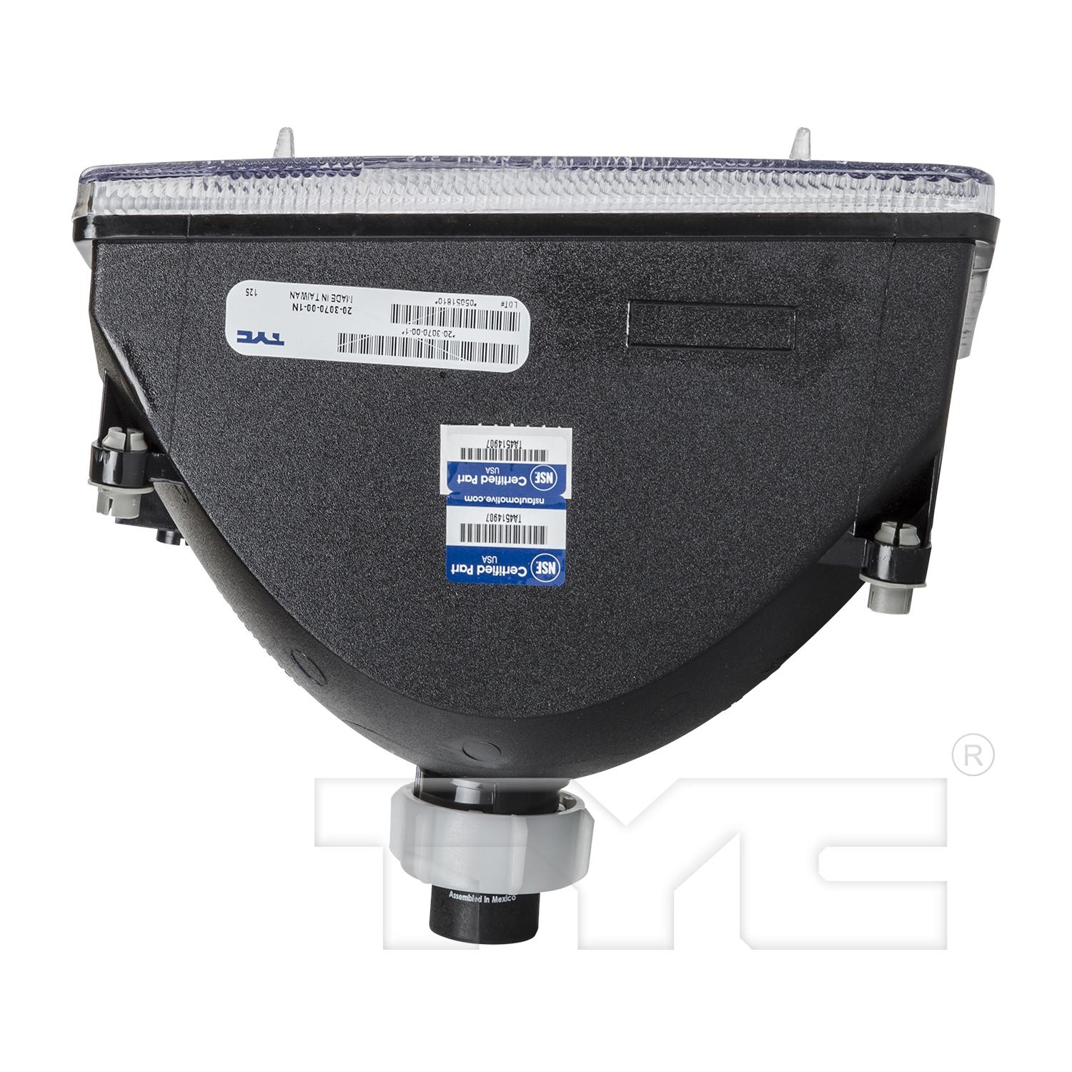 TYC 203070009 Headlight Assembly product image 6 of 8
