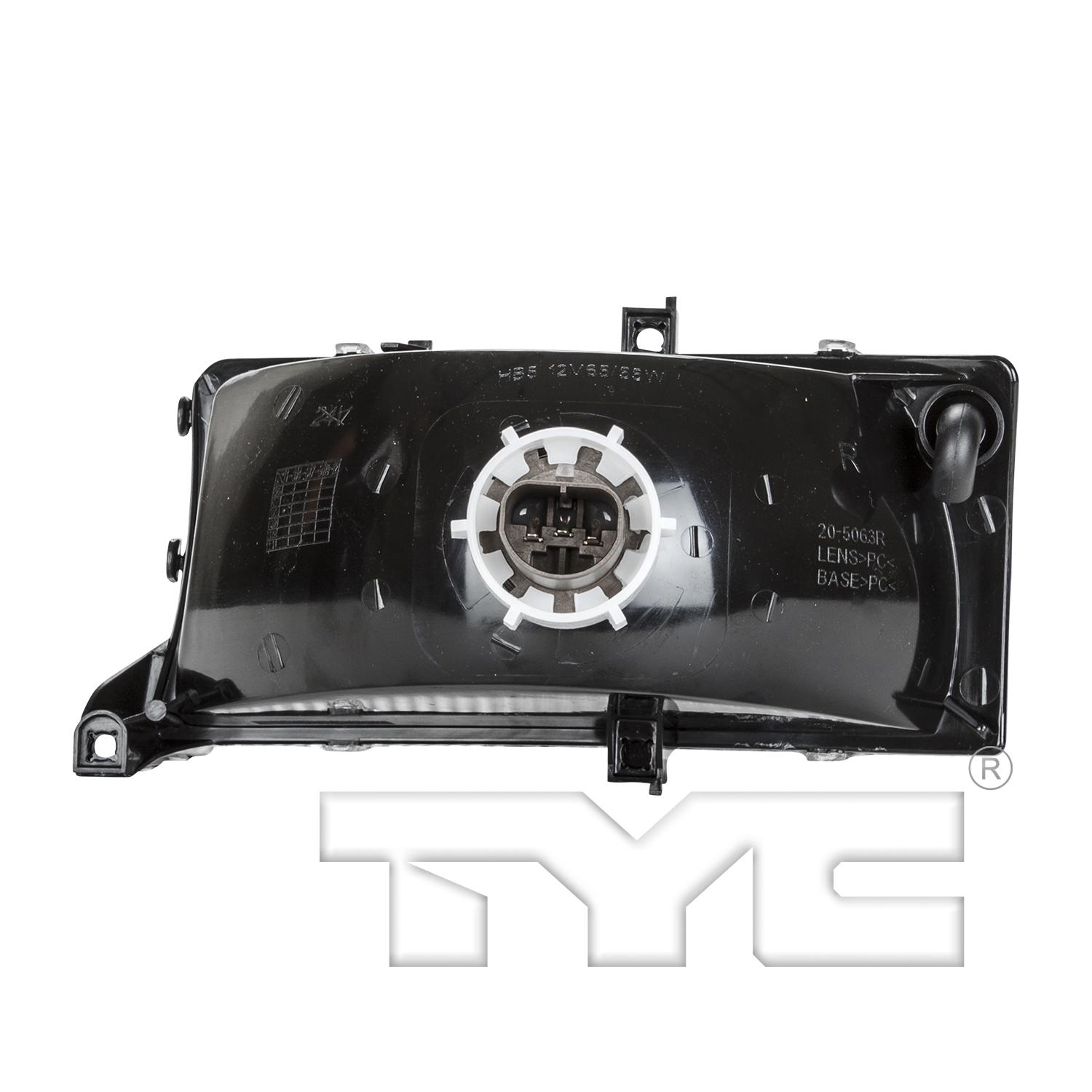 TYC 20506380 Headlight Assembly product image 2 of 6