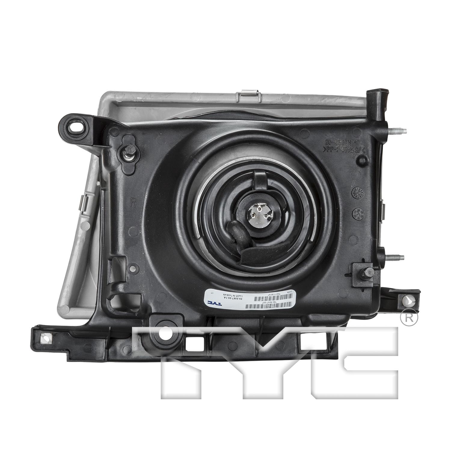 TYC 205067009 Headlight Assembly product image 2 of 8