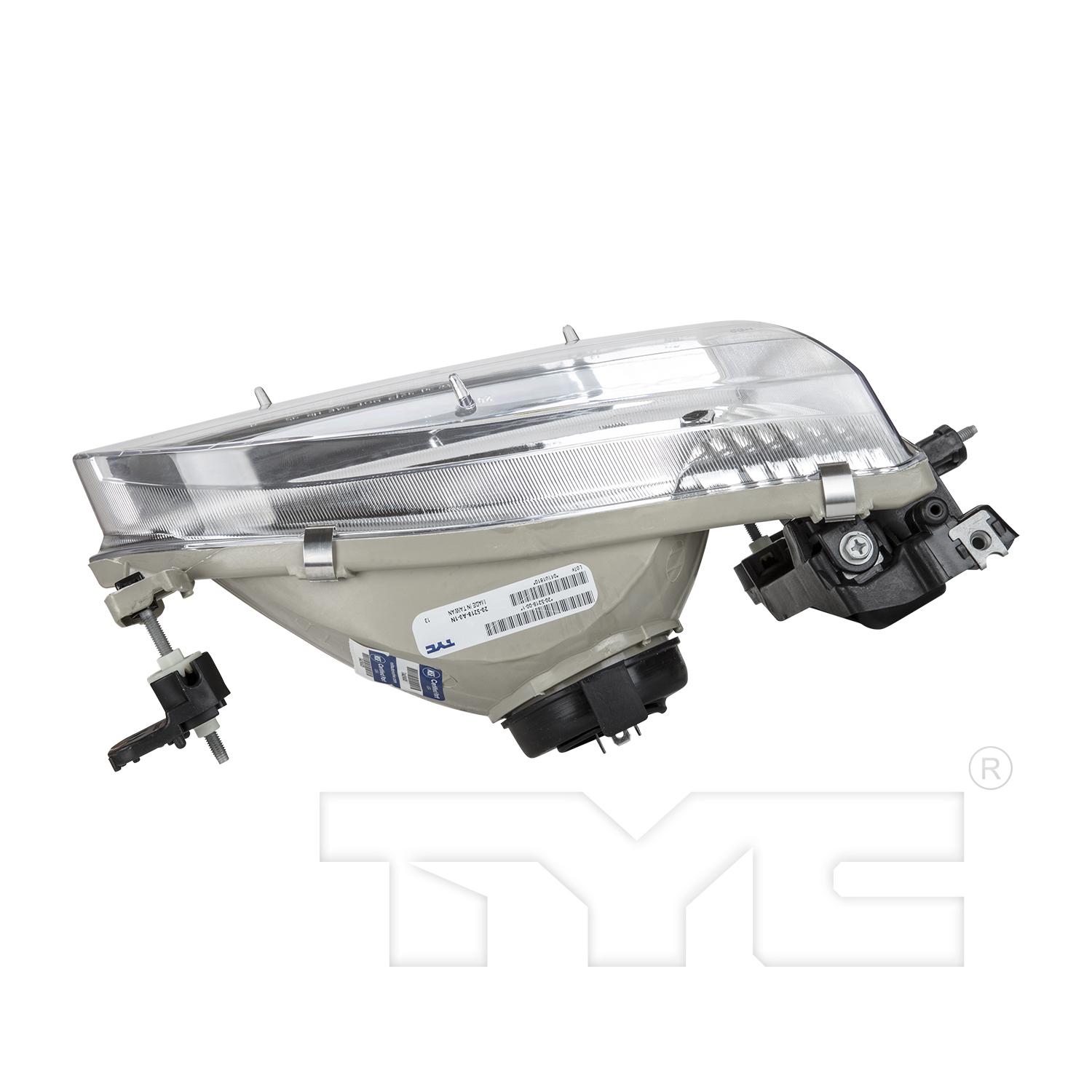 TYC 20521900 Headlight Assembly product image 5 of 6