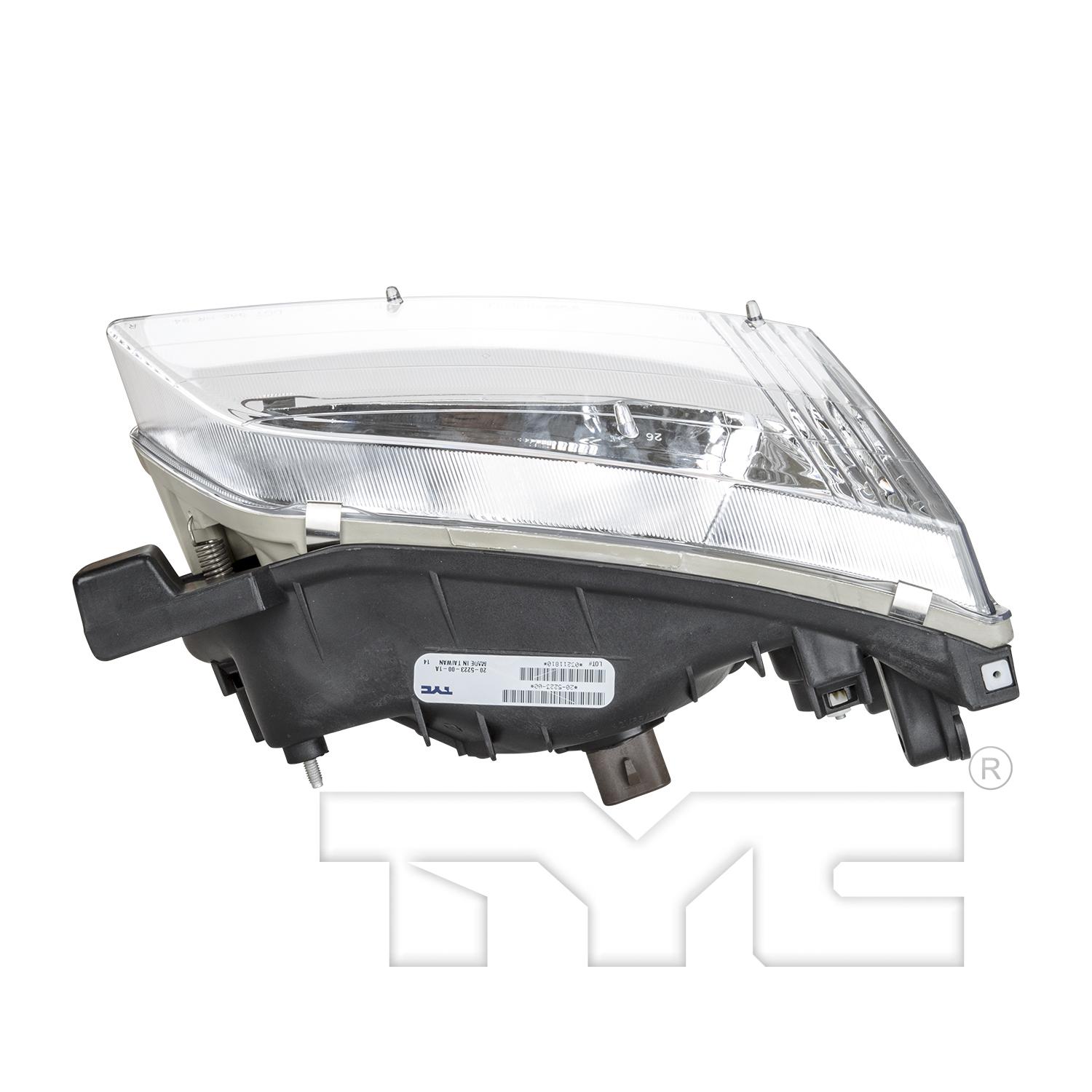 TYC 20522300 Headlight Assembly product image 5 of 6